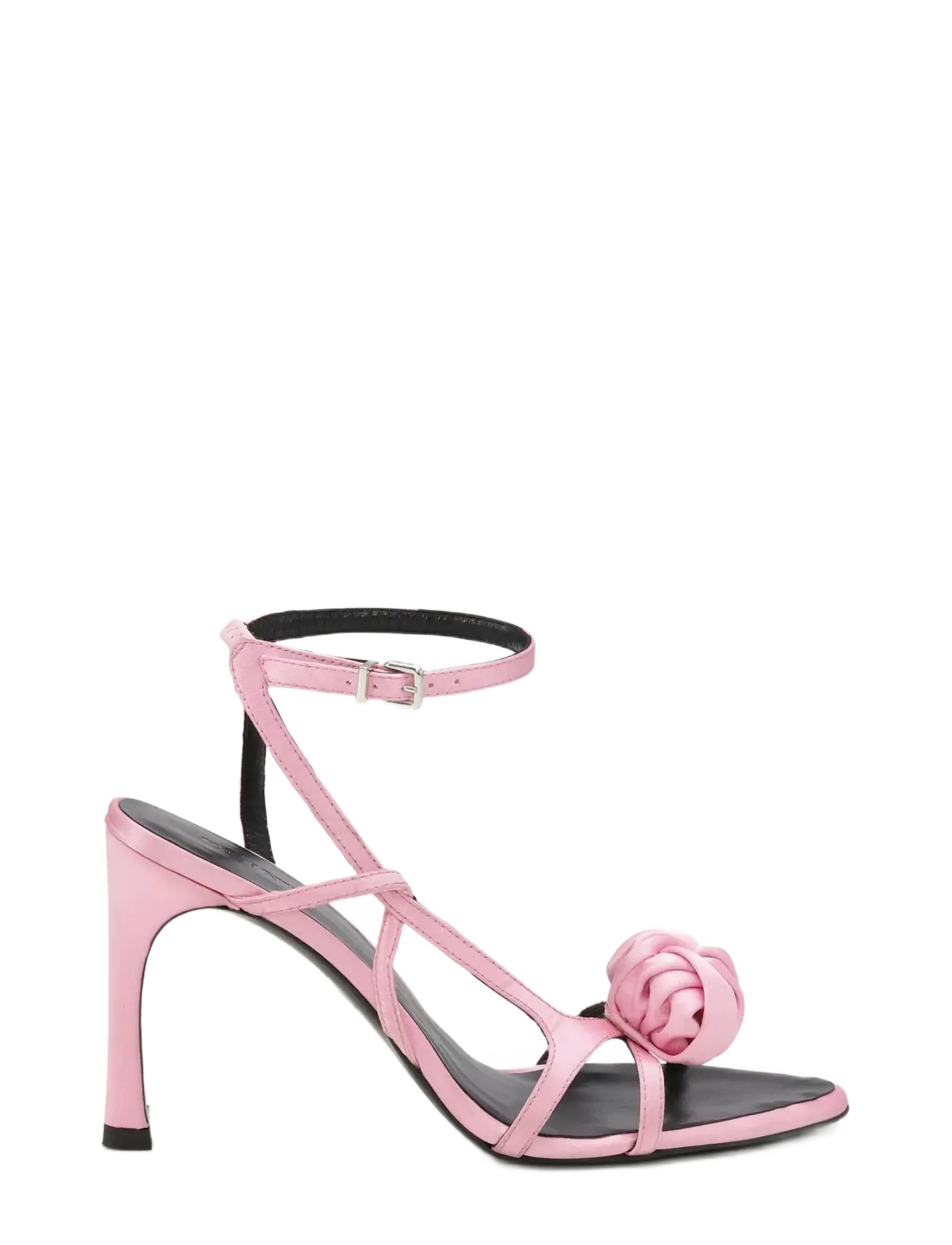 ROTATE Sandale Satin Pink - 39 - Damen