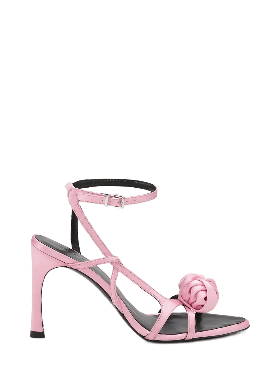 ROTATE - SANDAL SATIN - heeled sandals - begonia pink - 1