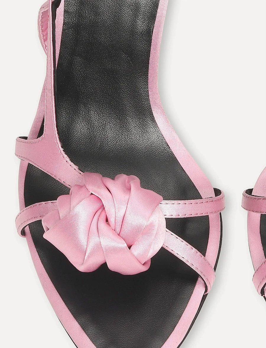 ROTATE - SANDAL SATIN - heeled sandals - begonia pink - 2