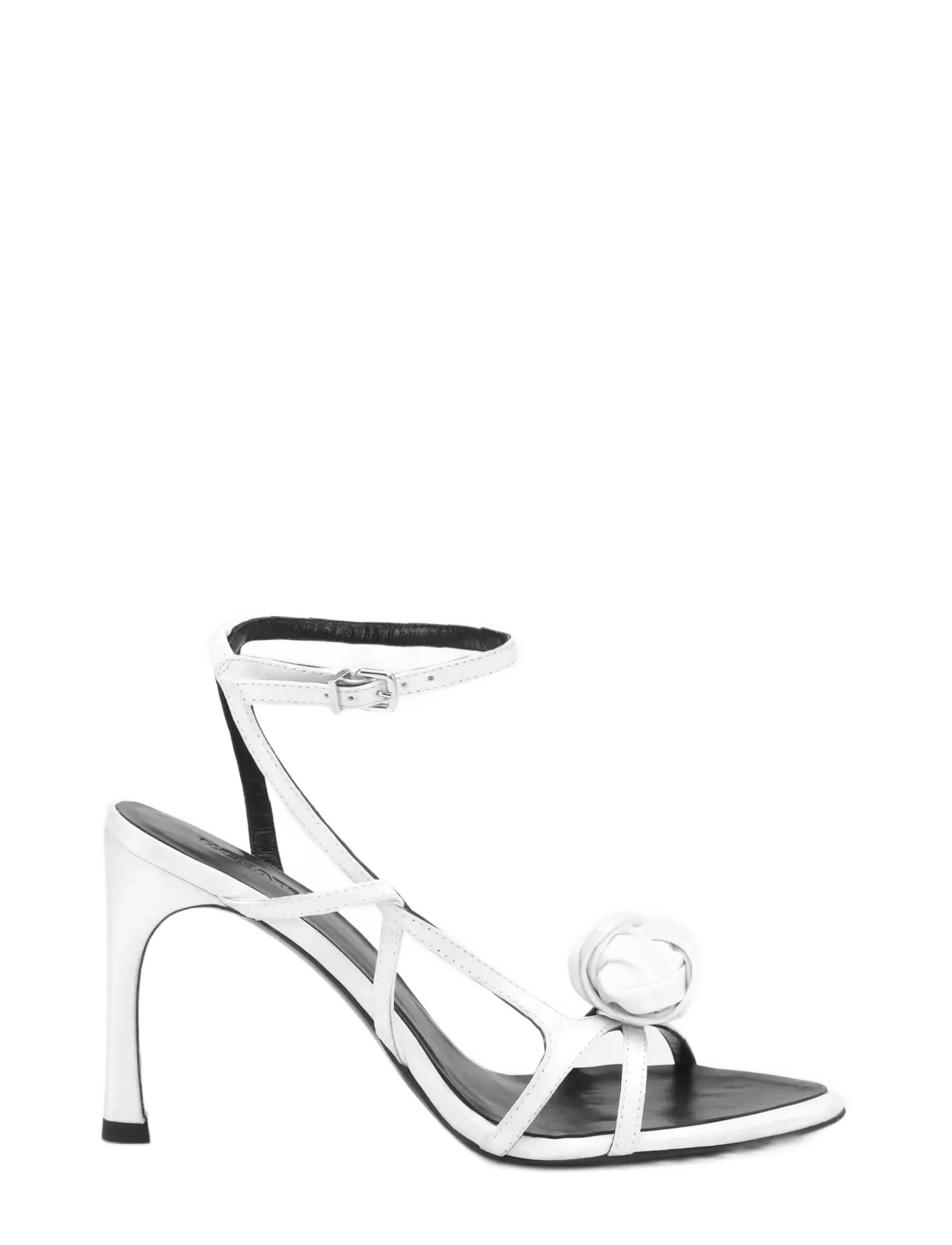 ROTATE Sandal Satin, 37, Heels, Weiß - Heeled Sandals, Frauen