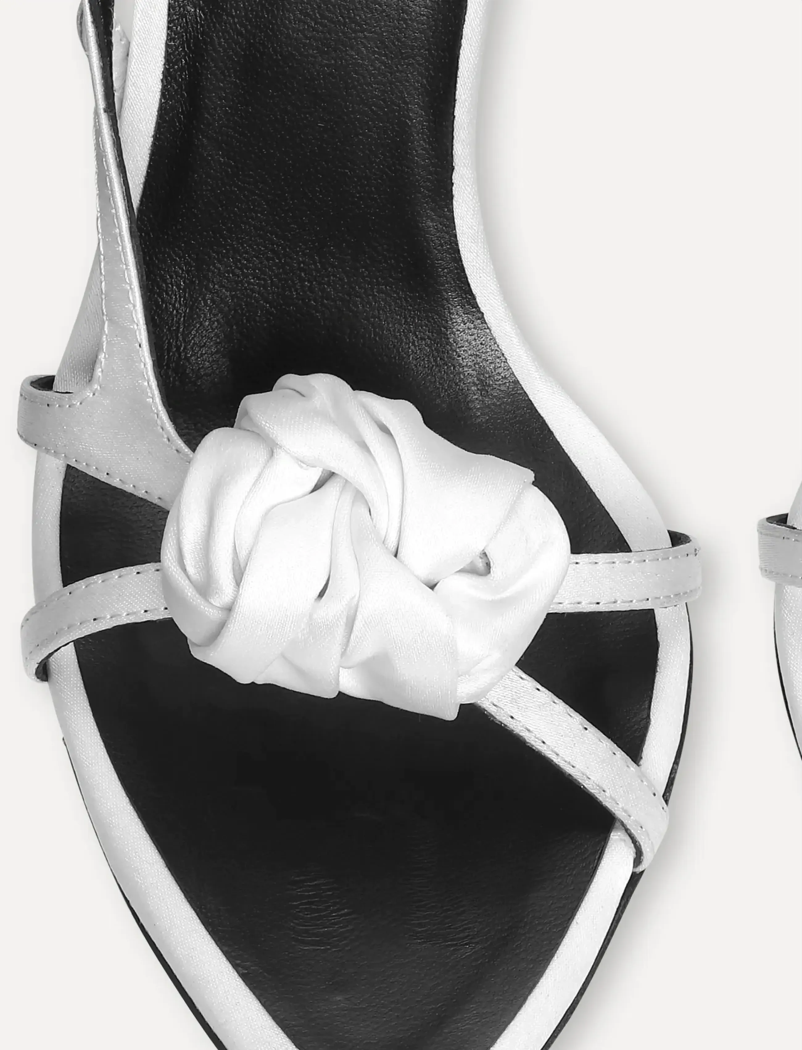 ROTATE - SANDAL SATIN - confirmation - bright white - 1