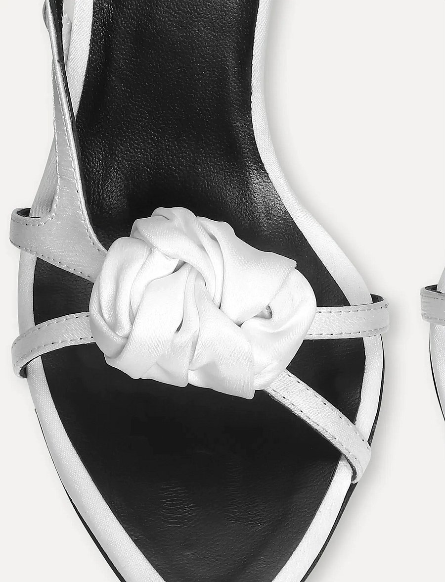 ROTATE - SANDAL SATIN - confirmation - bright white - 1