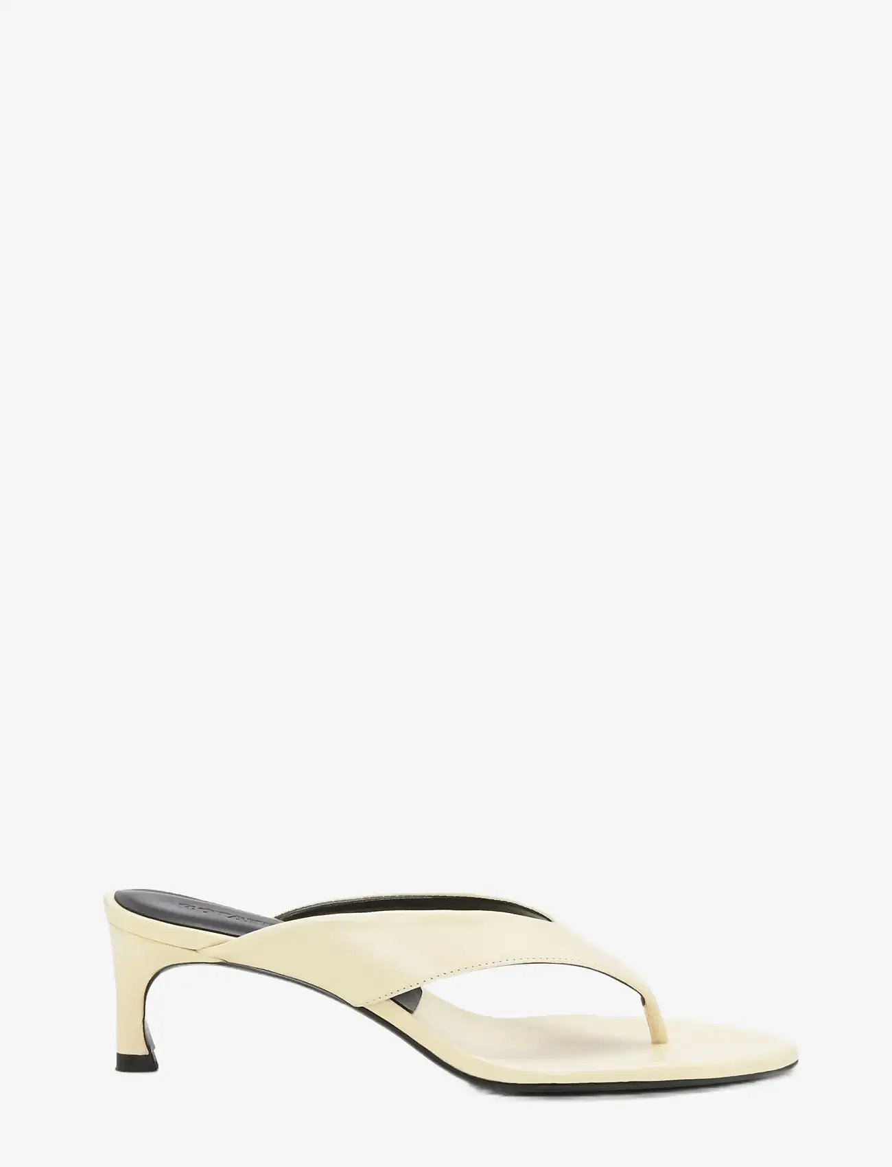 ROTATE Birger Christensen - KITTEN HEEL LEATHER MULE - mules med klack - italian straw - 1