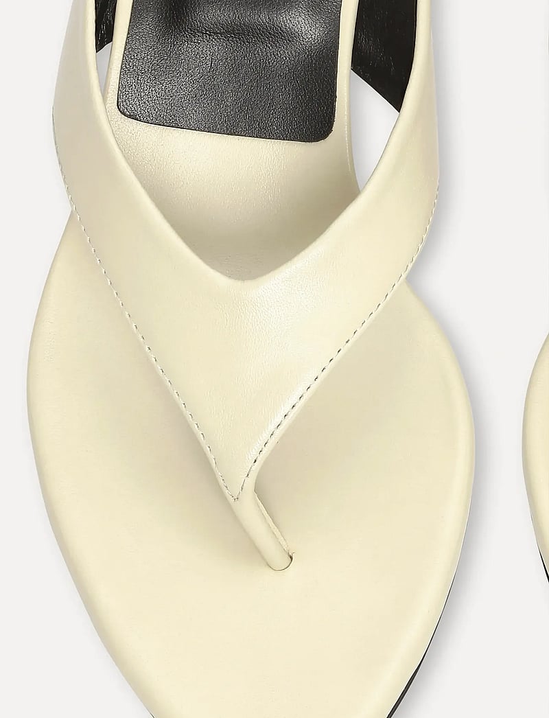 ROTATE Birger Christensen - KITTEN HEEL LEATHER MULE - mules med klack - italian straw - 2