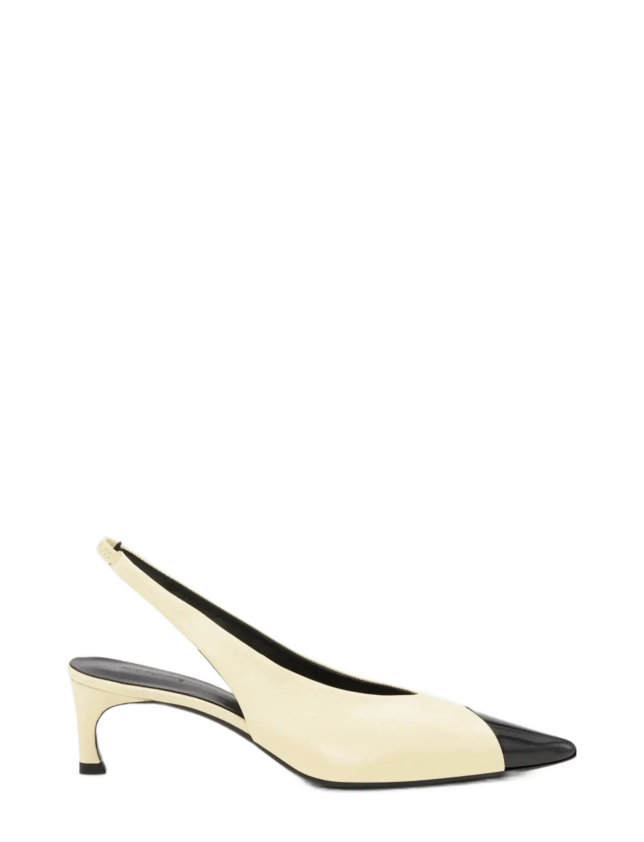 ROTATE Slingback Pump Leder Cream - 37 - Damen