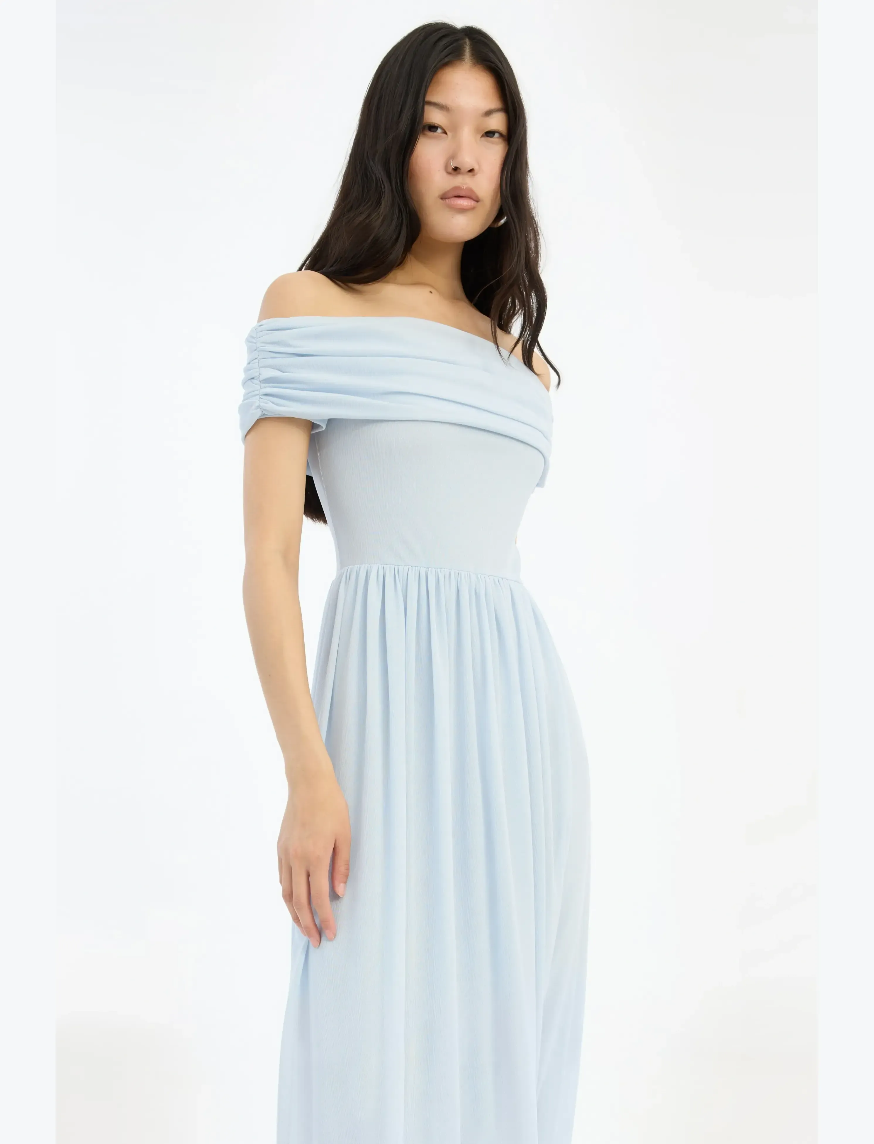 ROTATE - OFF-SHOULDER MAXI DRESS - maxi dresses - plein air - 3