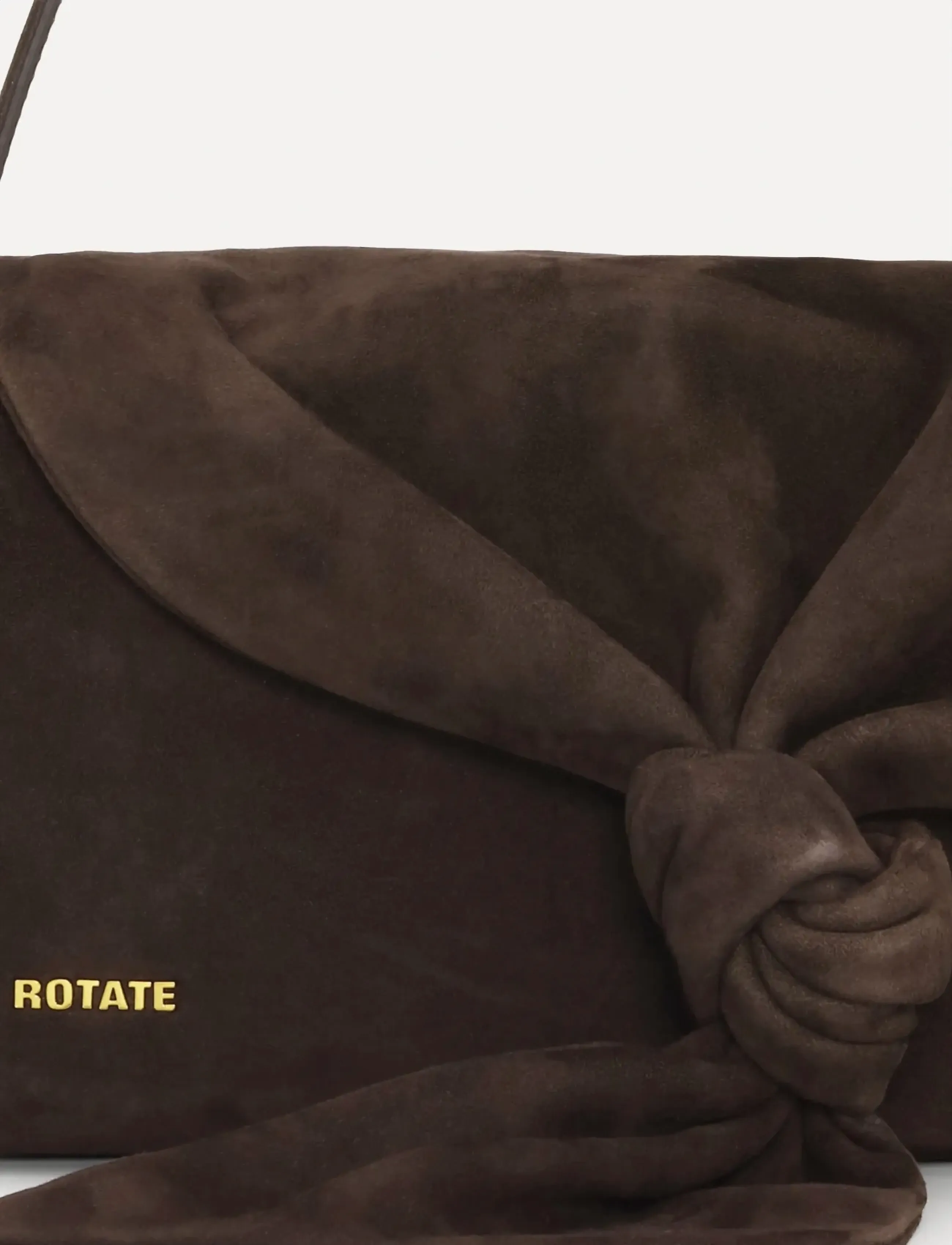 ROTATE - SUEDE KNOT SCARF BAG - erilised sündmused - chocolate torte - 1