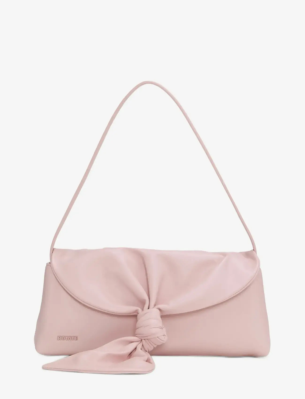 ROTATE Birger Christensen - LEATHER KNOT SCARF BAG - shoulder bags - chalk pink - 0