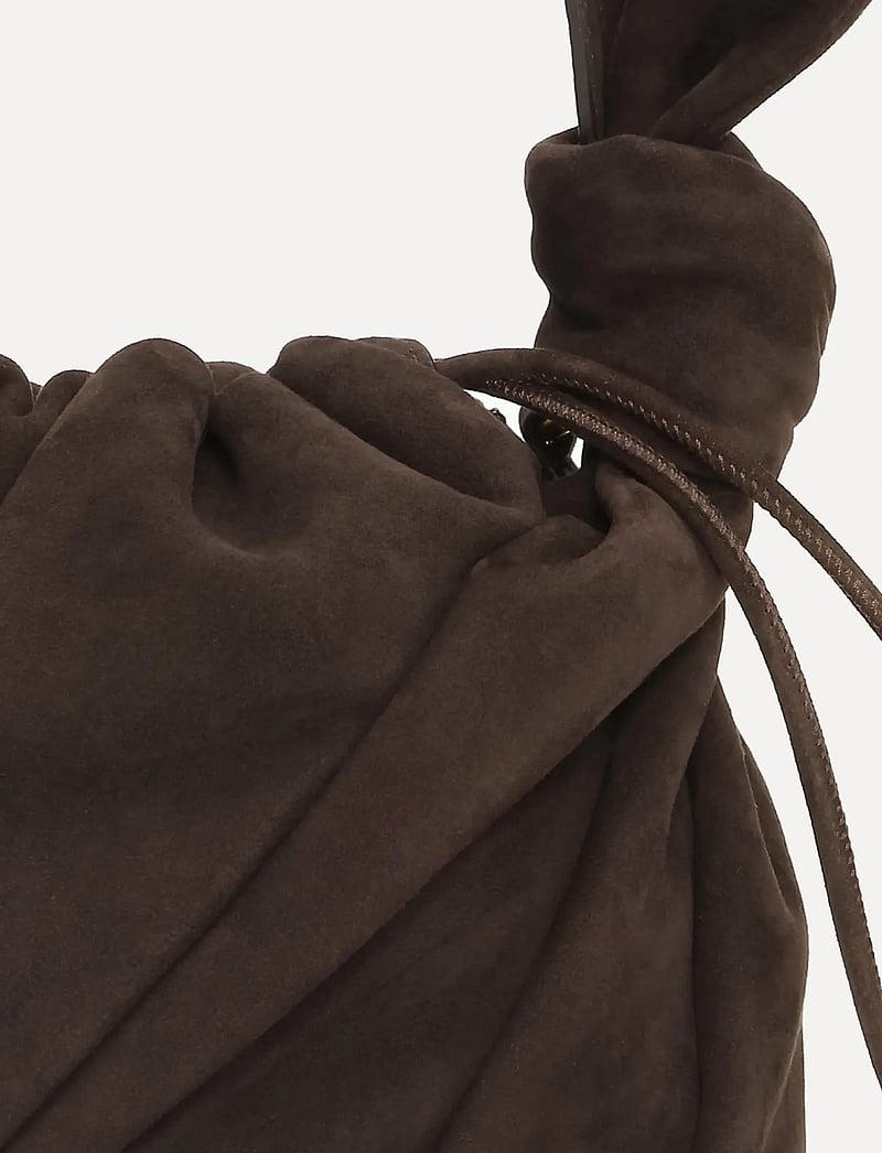 ROTATE - SUEDE BON BON BAG - shoulder bags - chocolate torte - 1