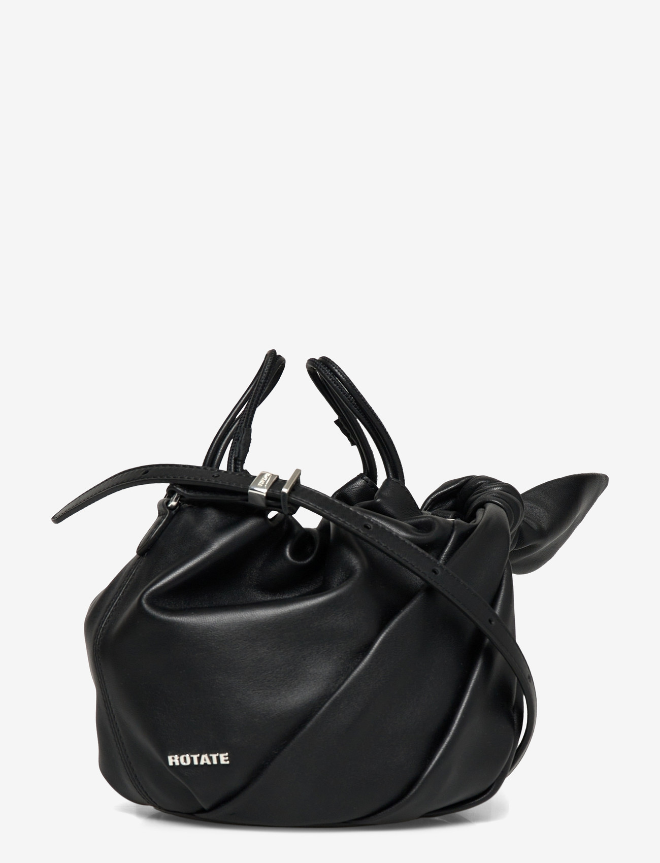 ROTATE - LEATHER BON BON BAG - særlige begivenheder - black - 3