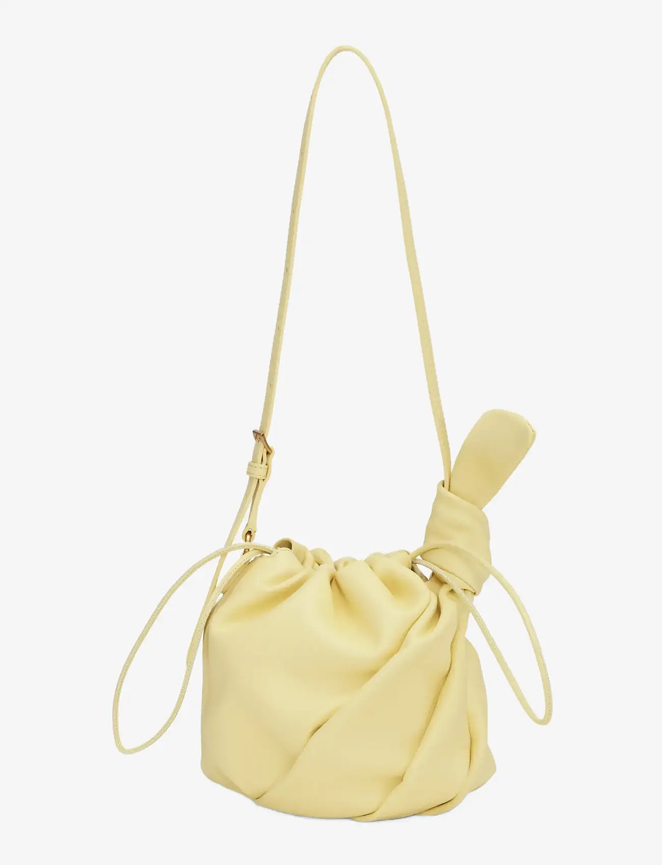 ROTATE Birger Christensen - LEATHER BON BON BAG - shoulder bags - italian straw - 0