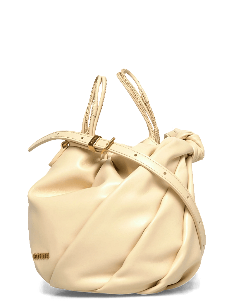 ROTATE - LEATHER BON BON BAG - shoulder bags - italian straw - 1