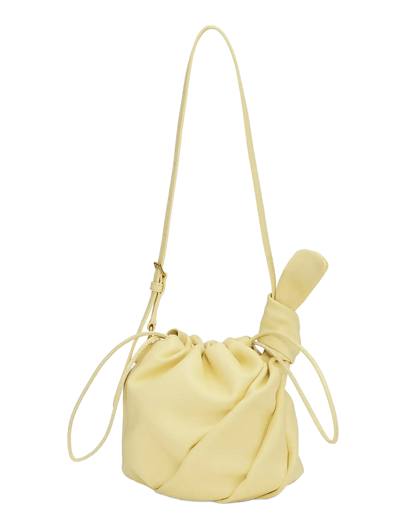 ROTATE Birger Christensen - LEATHER BON BON BAG - shoulder bags - italian straw - 0