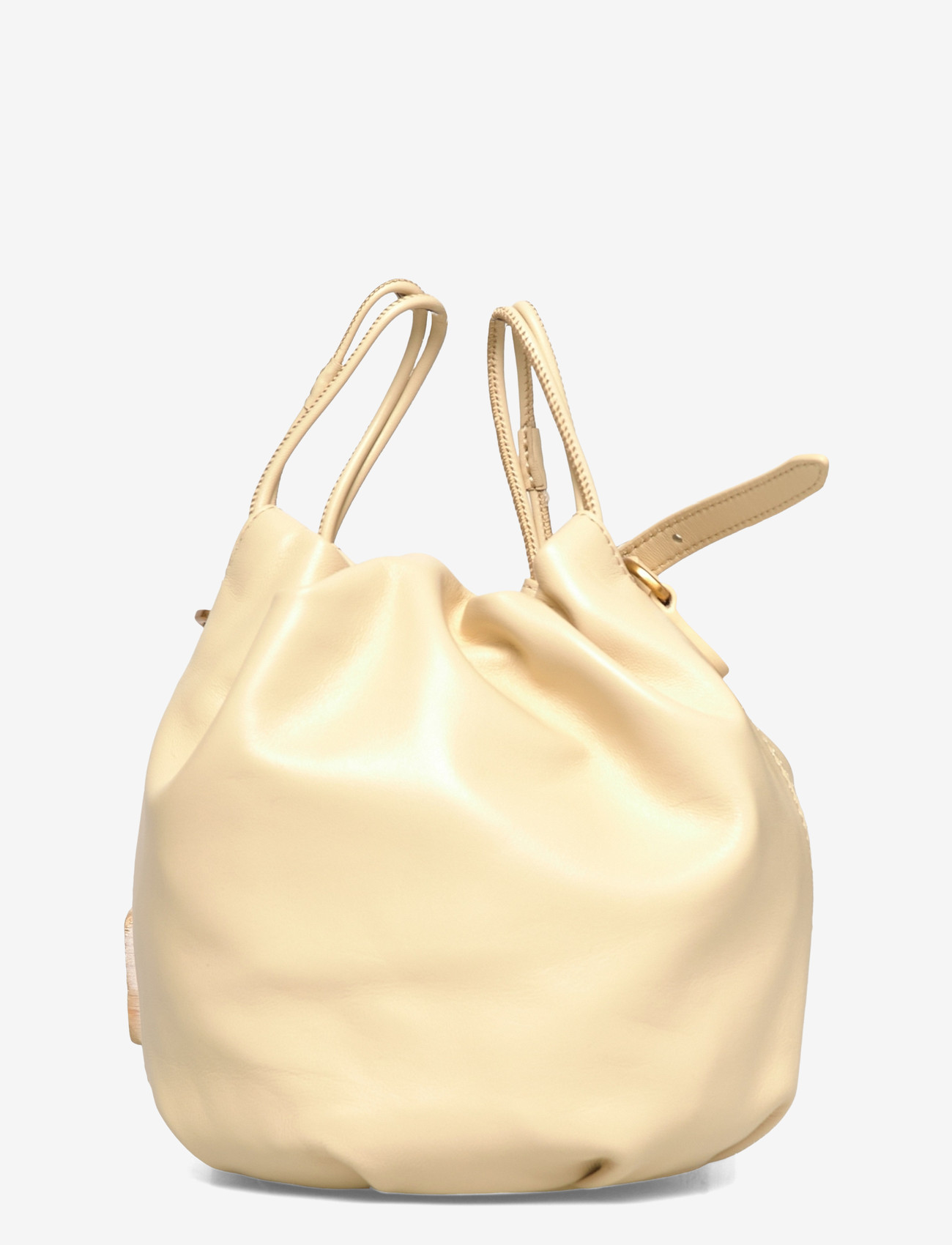 ROTATE - LEATHER BON BON BAG - shoulder bags - italian straw - 2