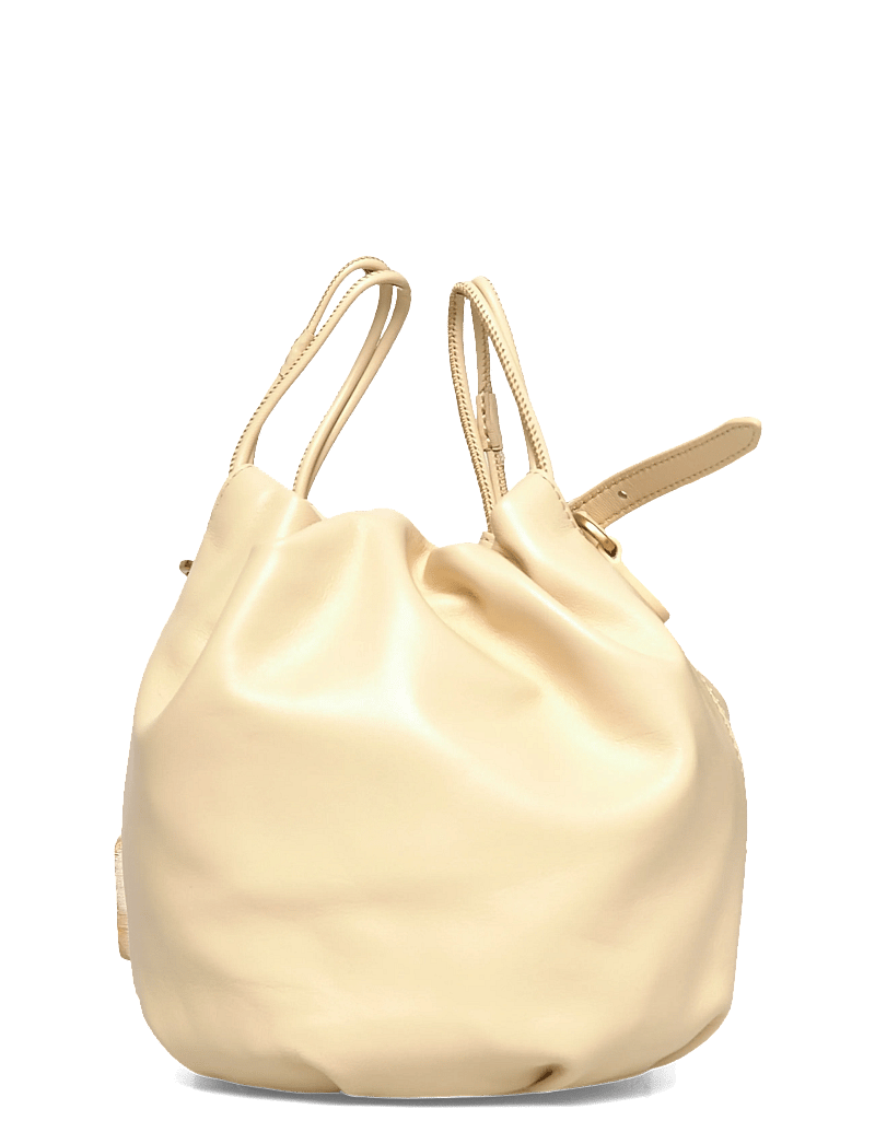 ROTATE - LEATHER BON BON BAG - shoulder bags - italian straw - 2