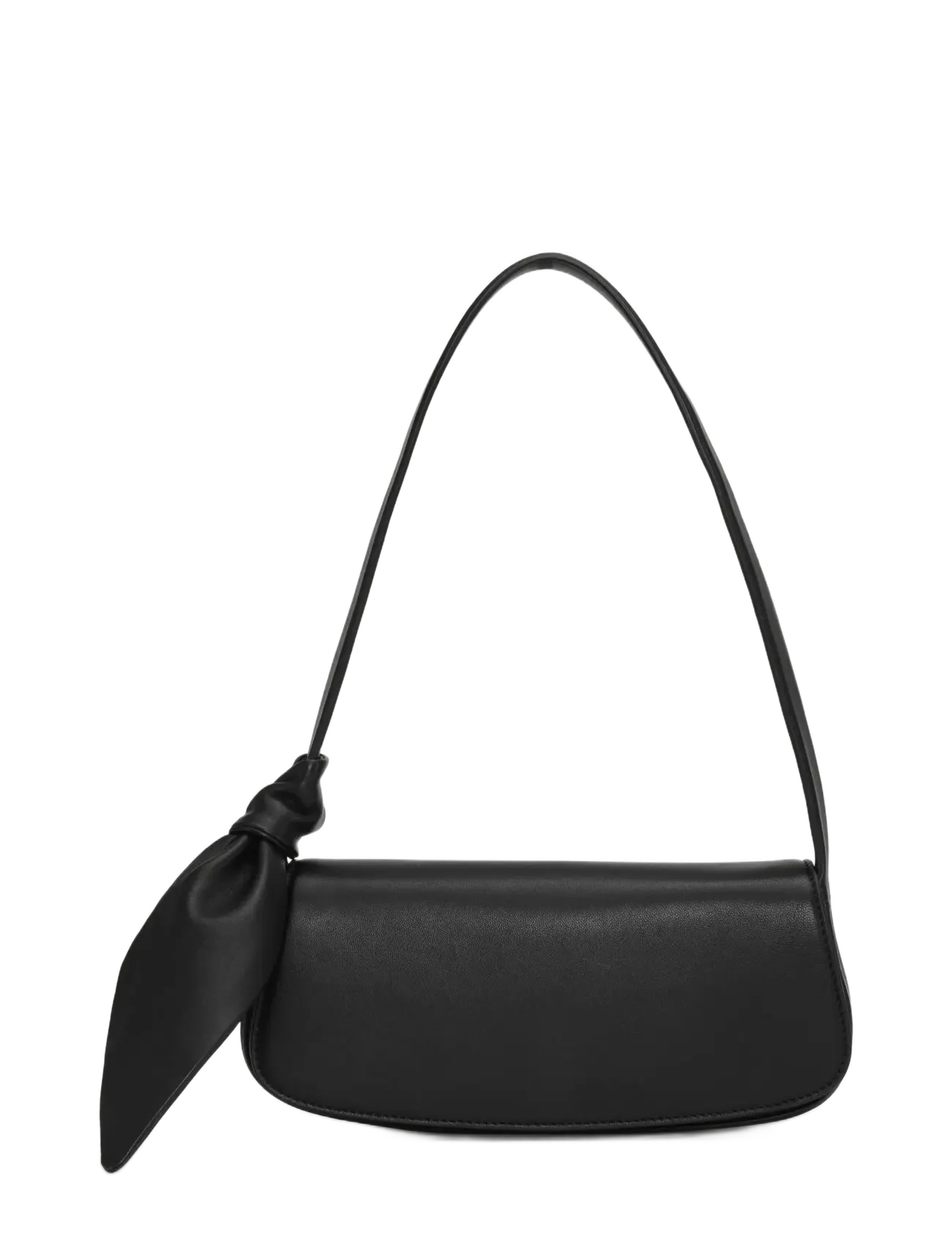 ROTATE Birger Christensen LEATHER KNOT STRAP BAG - Officewear - BLACK / black