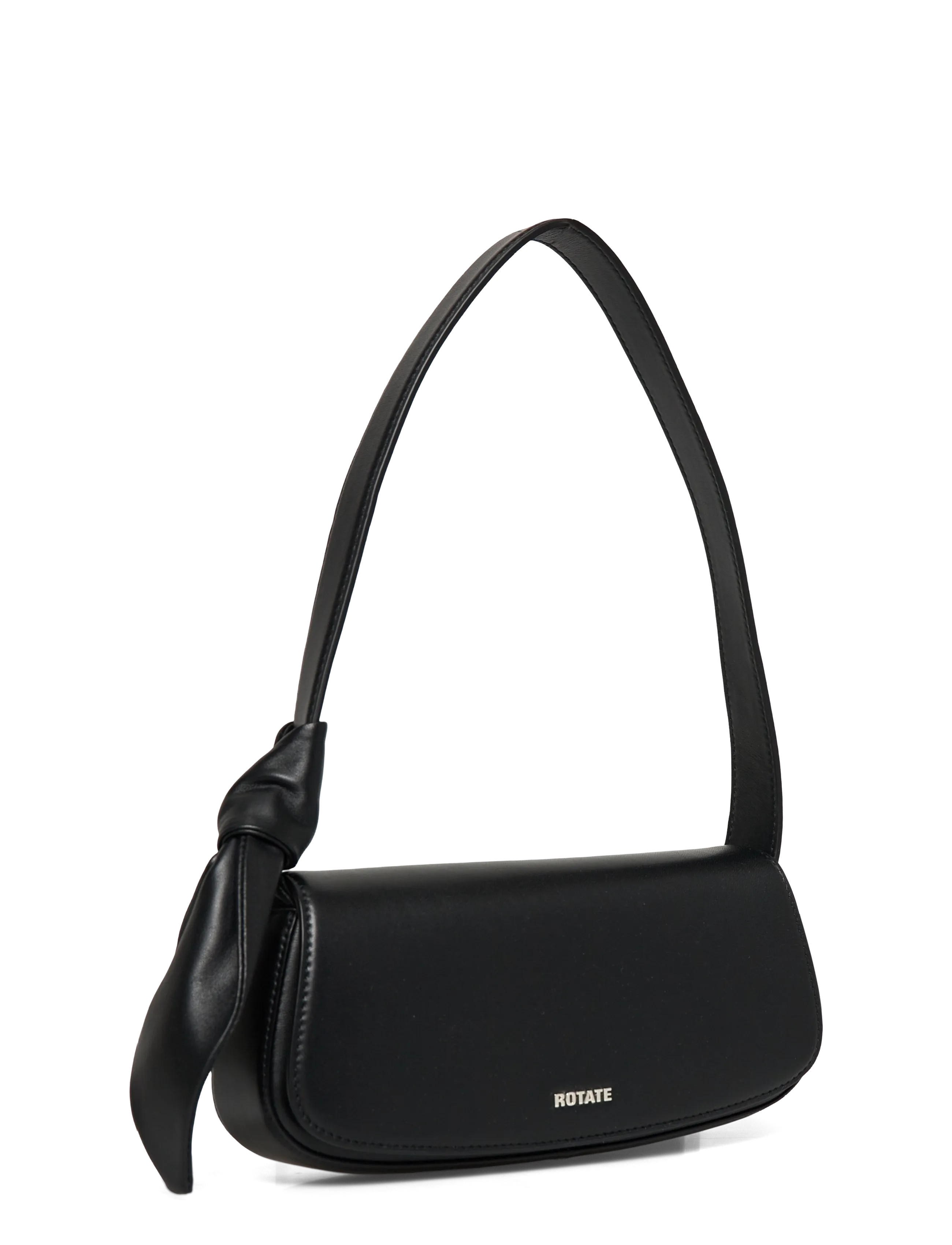 ROTATE - LEATHER KNOT STRAP BAG - besondere anlässe - black - 3