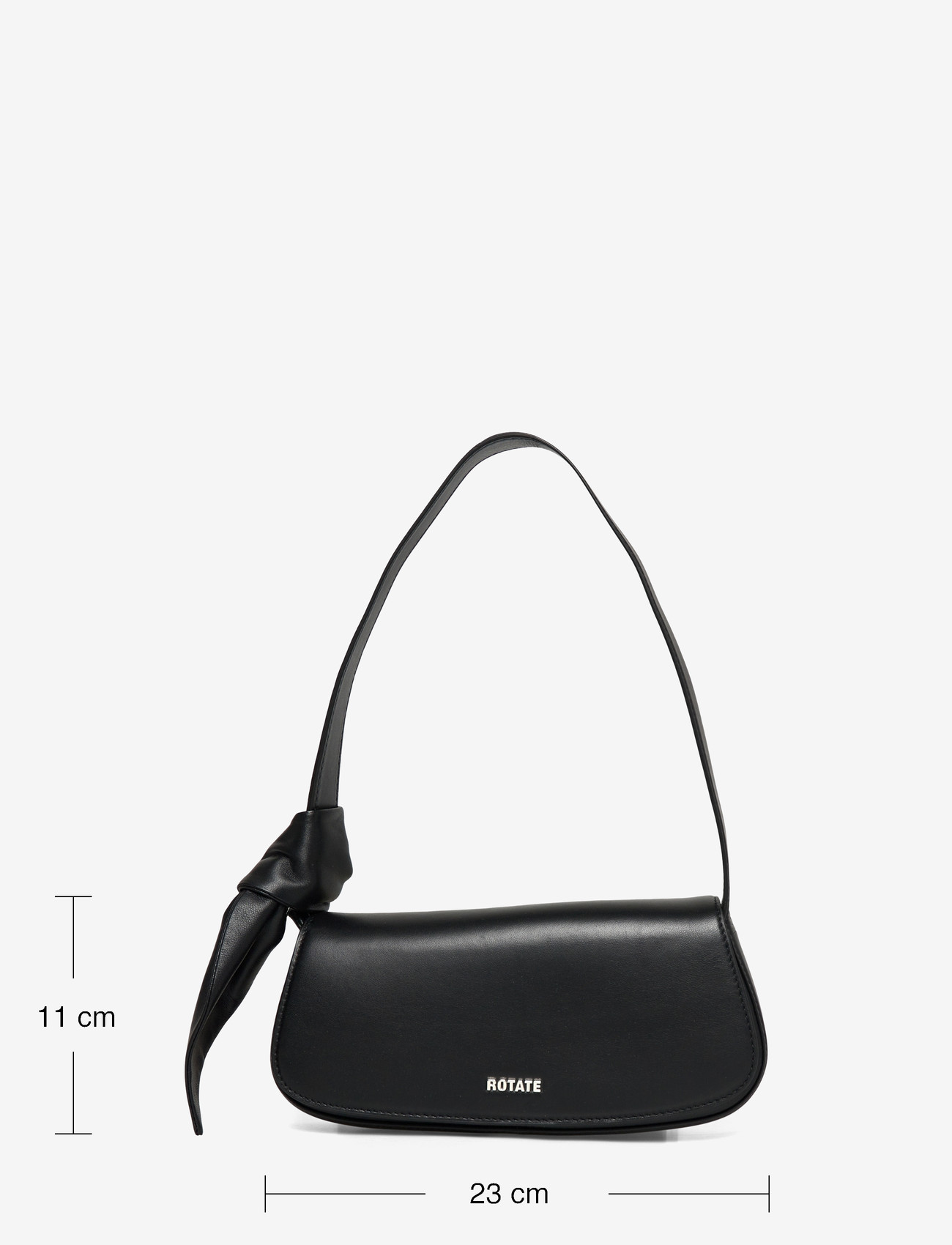 ROTATE - LEATHER KNOT STRAP BAG - besondere anlässe - black - 4