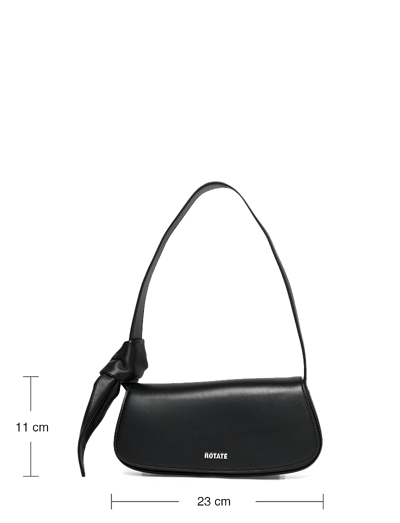 ROTATE - LEATHER KNOT STRAP BAG - besondere anlässe - black - 4
