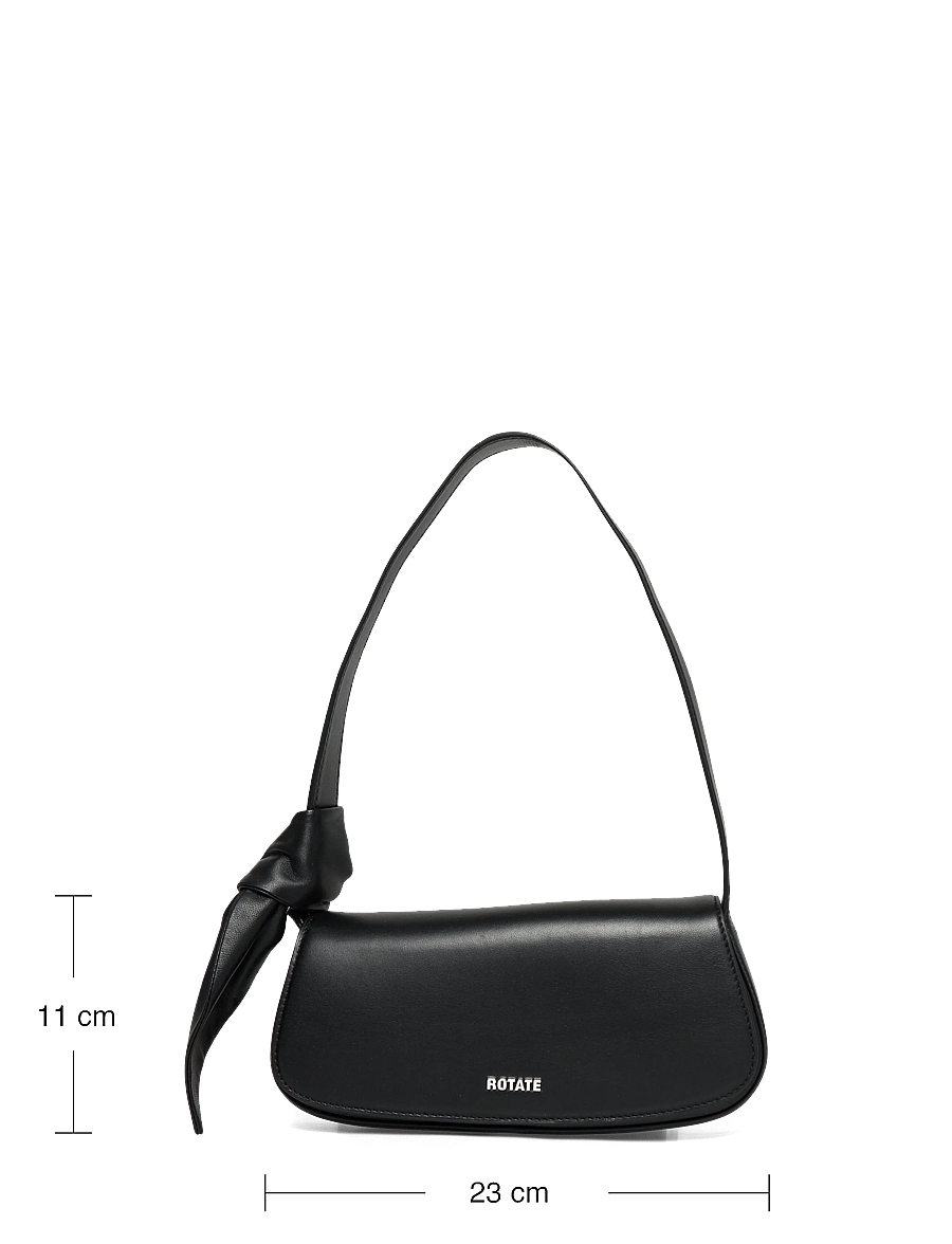 ROTATE - LEATHER KNOT STRAP BAG - besondere anlässe - black - 4