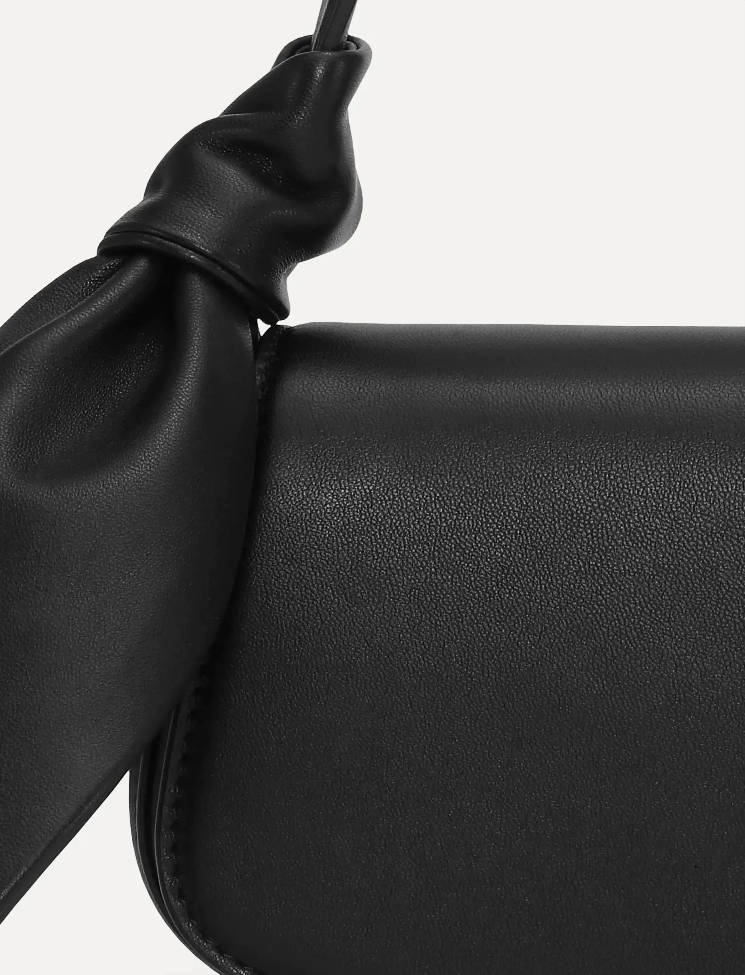 ROTATE - LEATHER KNOT STRAP BAG - besondere anlässe - black - 5