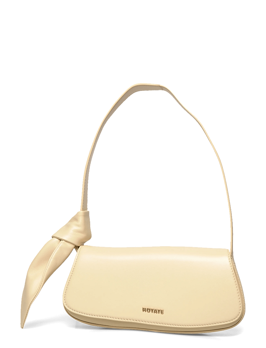 ROTATE - LEATHER KNOT STRAP BAG - fyrir sérstaka viðburði - italian straw - 1
