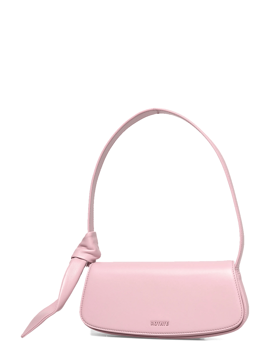 ROTATE - LEATHER KNOT STRAP BAG - erilised sündmused - chalk pink - 1