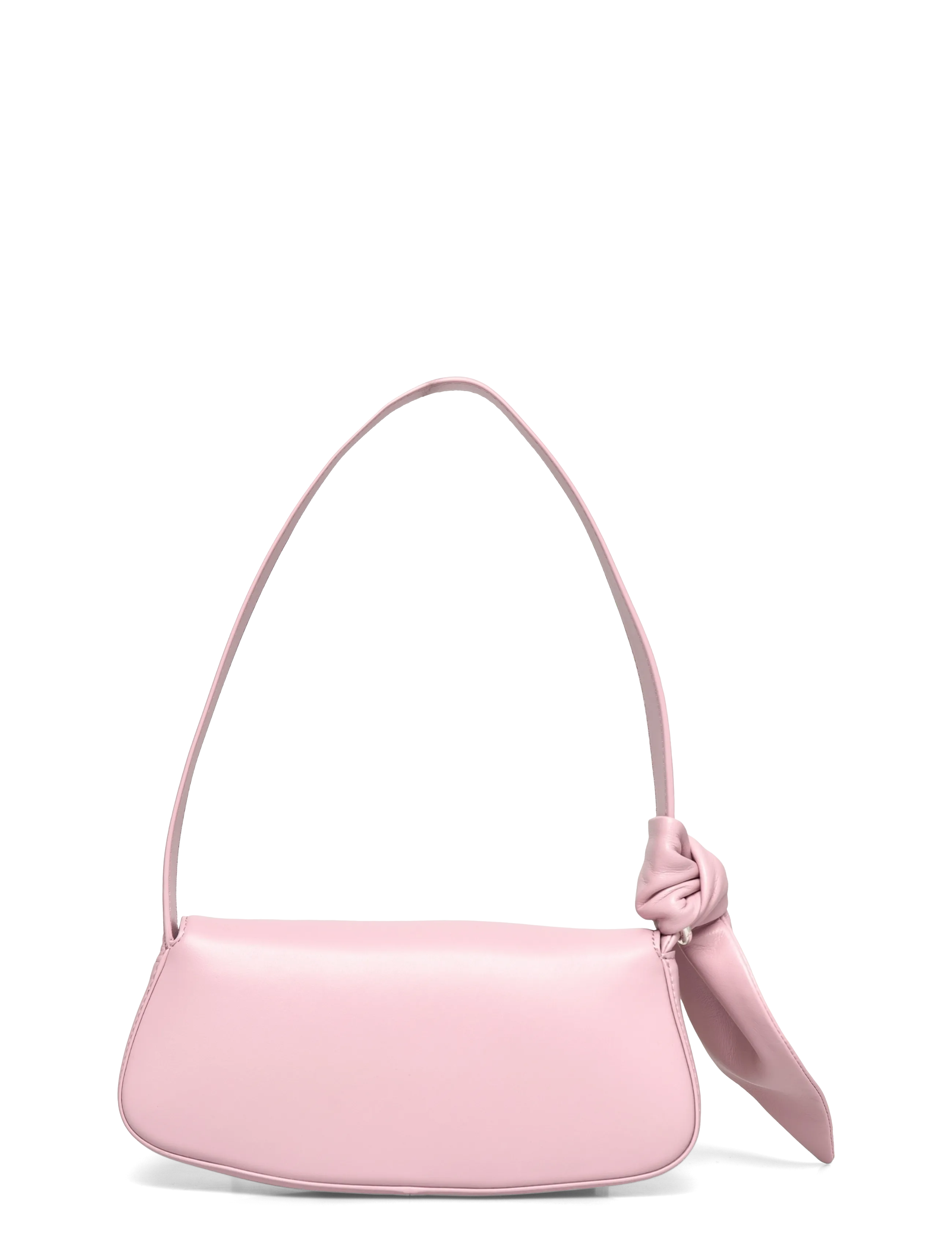 ROTATE - LEATHER KNOT STRAP BAG - erilised sündmused - chalk pink - 2