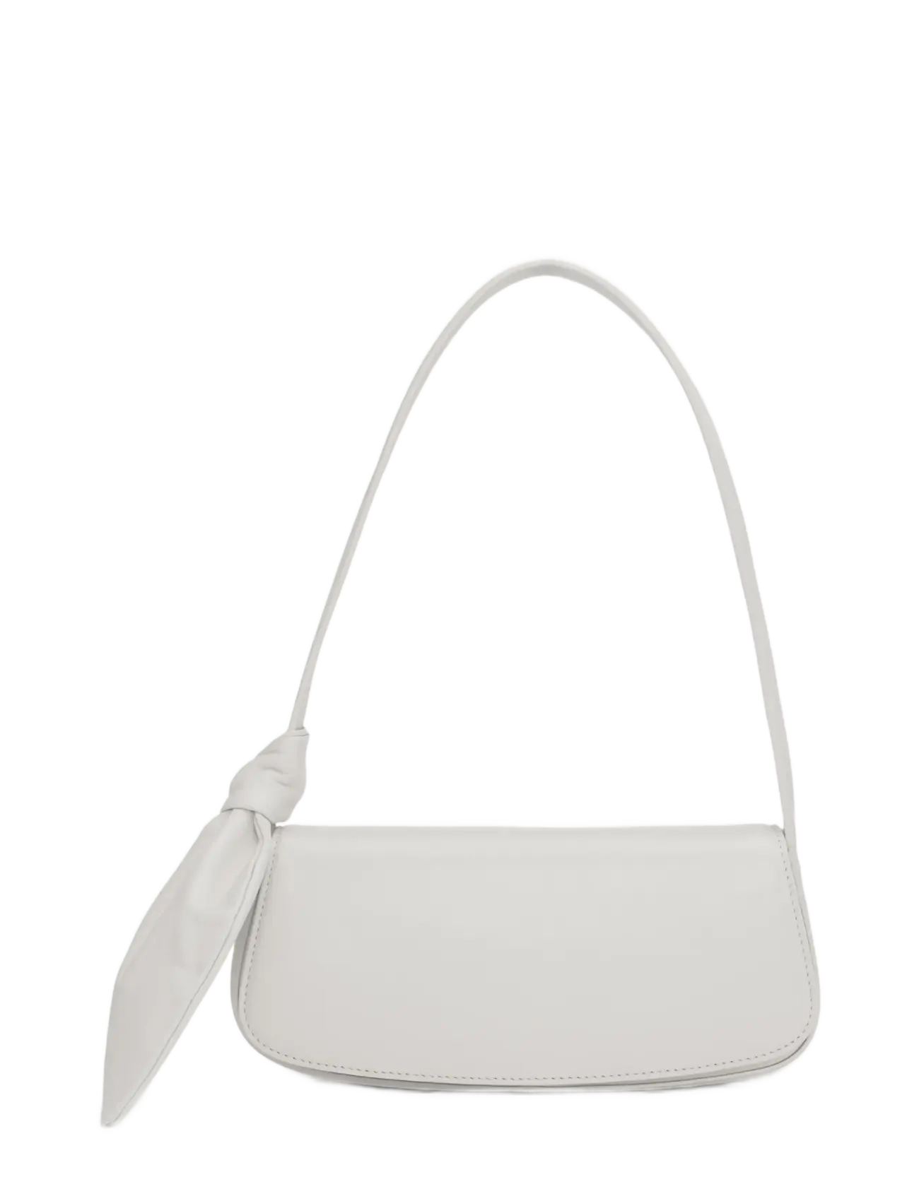 ROTATE Birger Christensen LEATHER KNOT STRAP BAG - Officewear - EGRET / grey