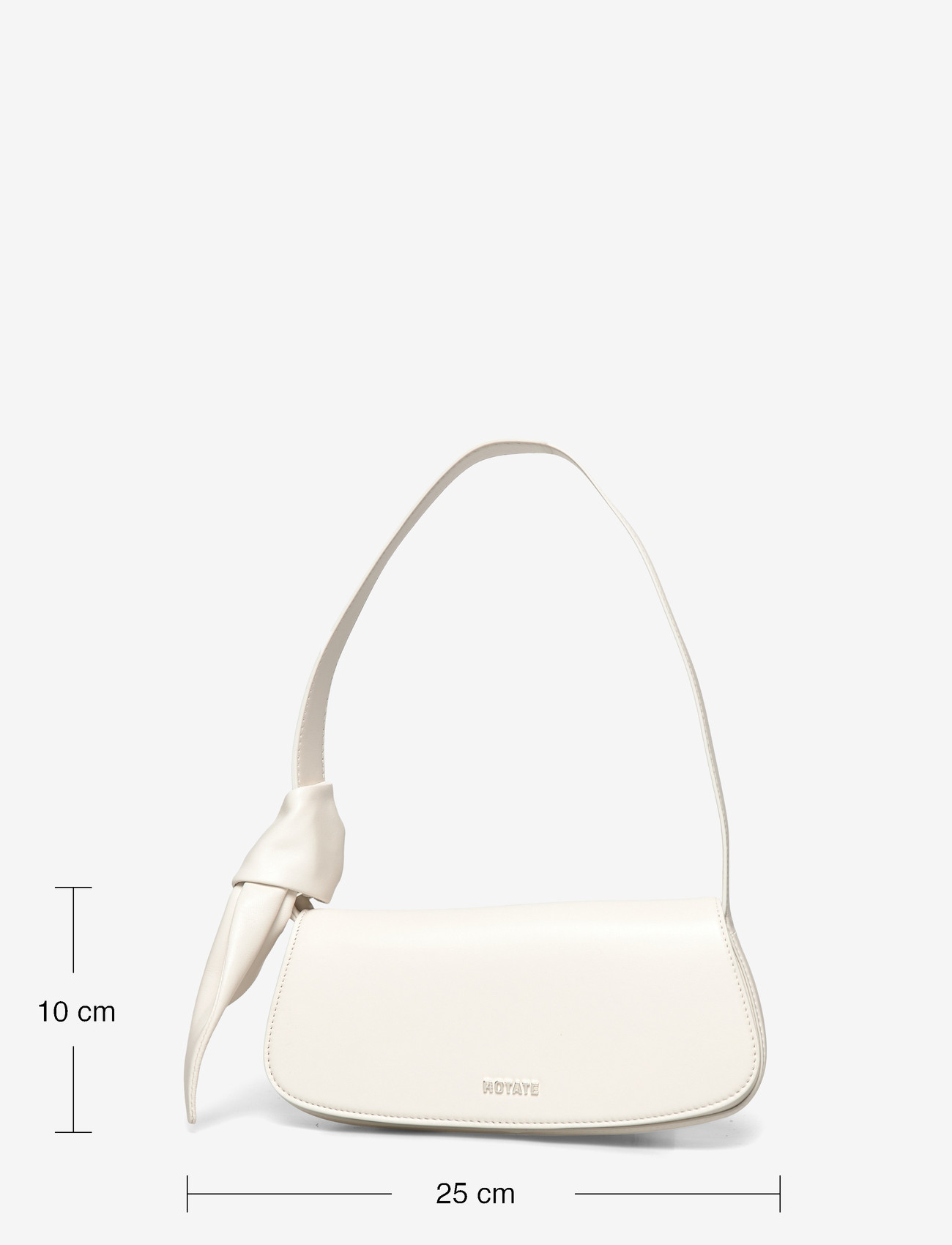 ROTATE - LEATHER KNOT STRAP BAG - besondere anlässe - egret - 3
