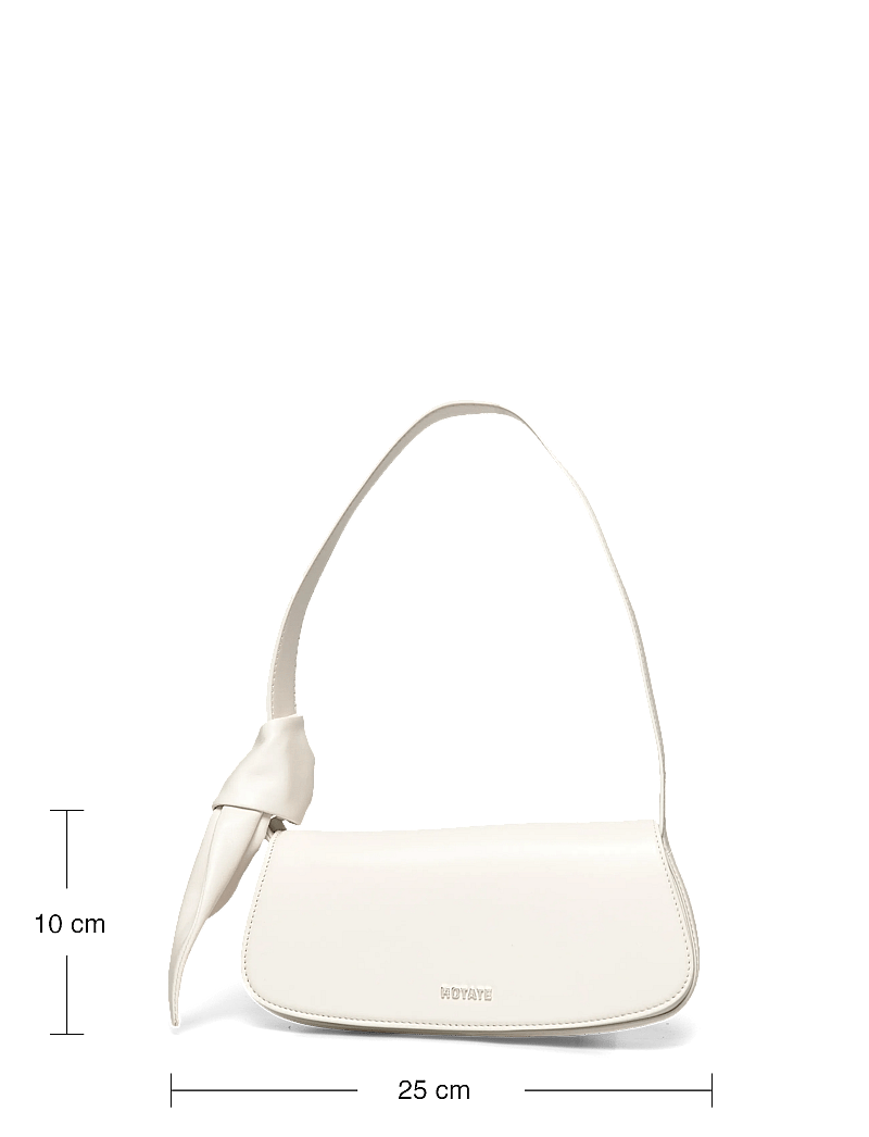 ROTATE - LEATHER KNOT STRAP BAG - besondere anlässe - egret - 3