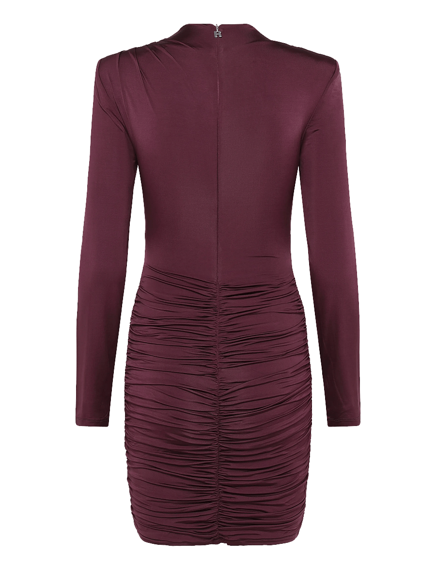 ROTATE - DRAPEY MINI DRESS - winetasting - 1
