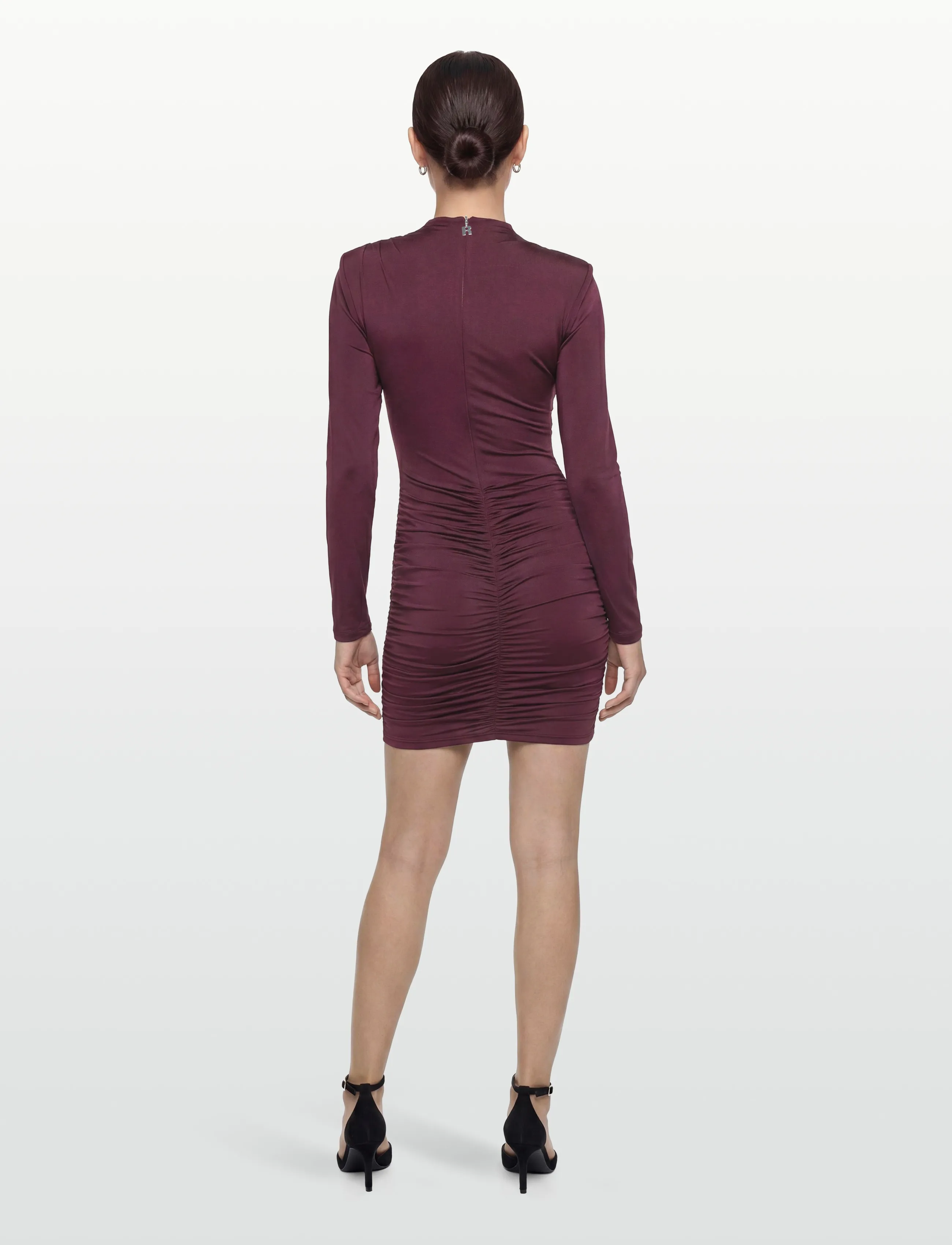 ROTATE - DRAPEY MINI DRESS - aðsniðnir kjólar - winetasting - 4
