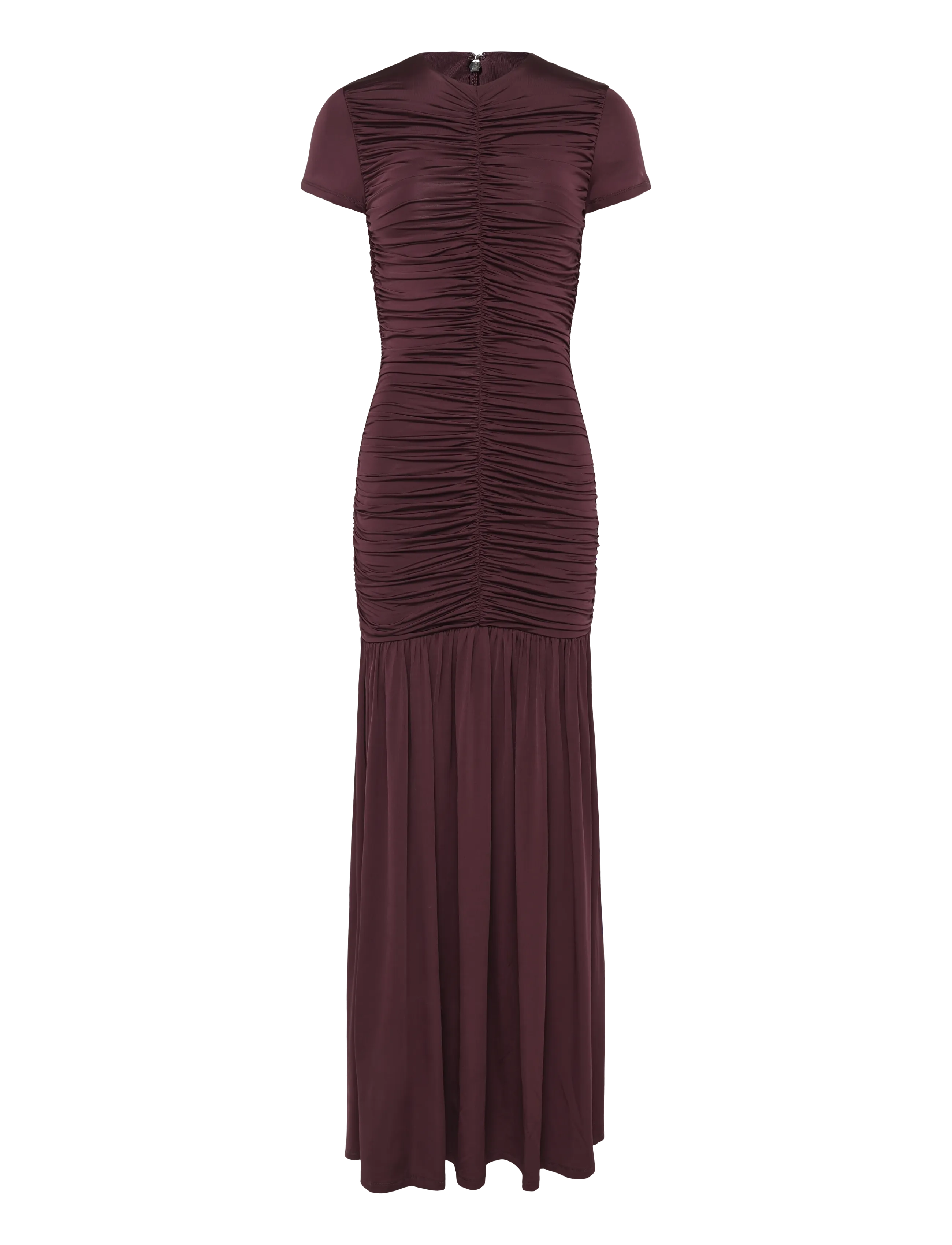 ROTATE - GATHERED MAXI DRESS - winetasting - 1
