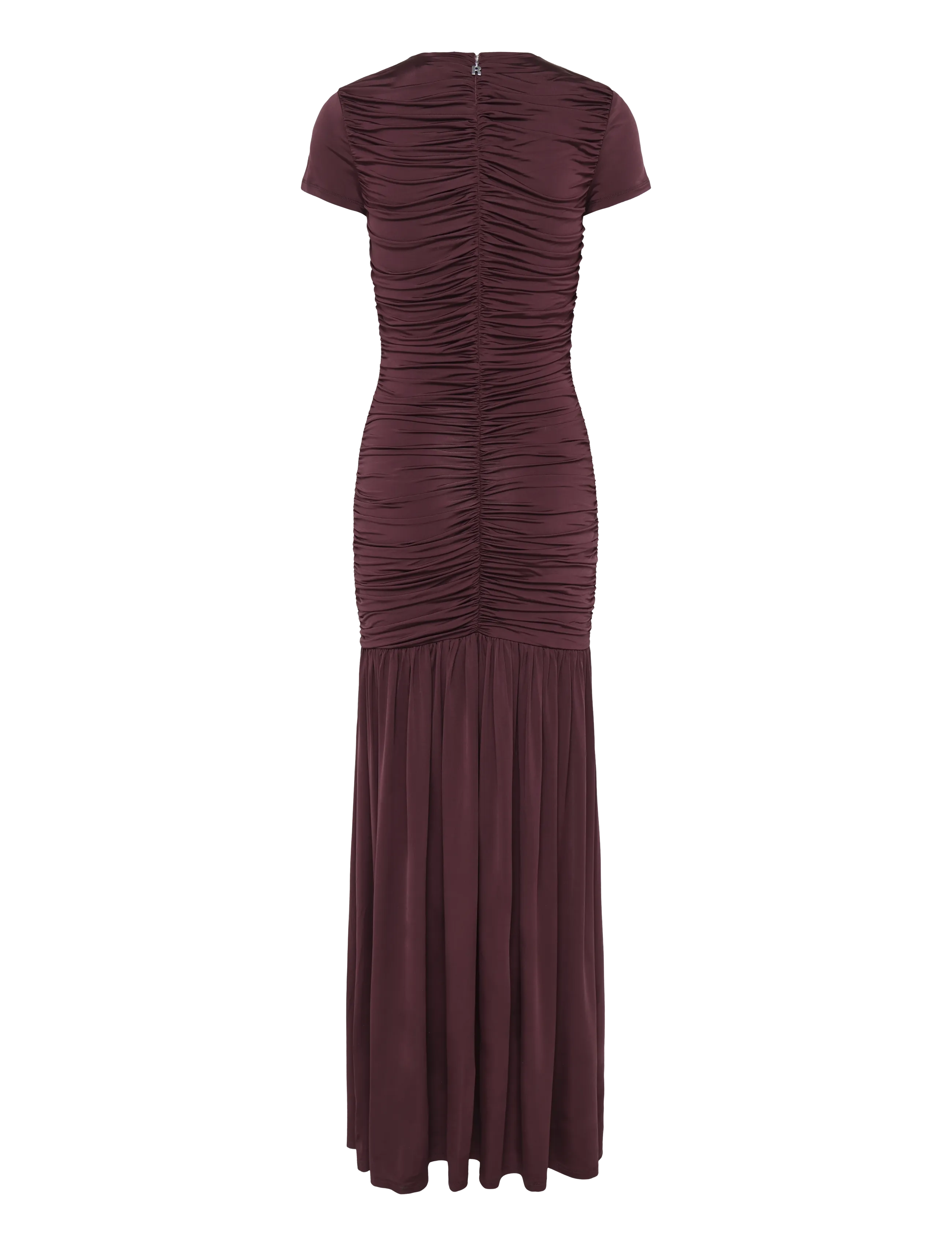 ROTATE - GATHERED MAXI DRESS - winetasting - 2