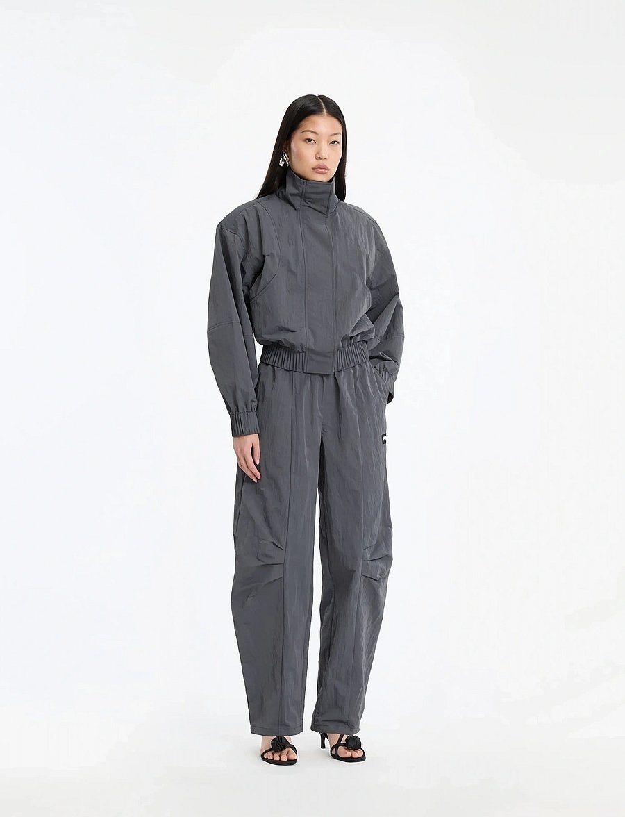 ROTATE - CRISPY TRACK JACKET - pavasara jakas - gray pinstripe - 3