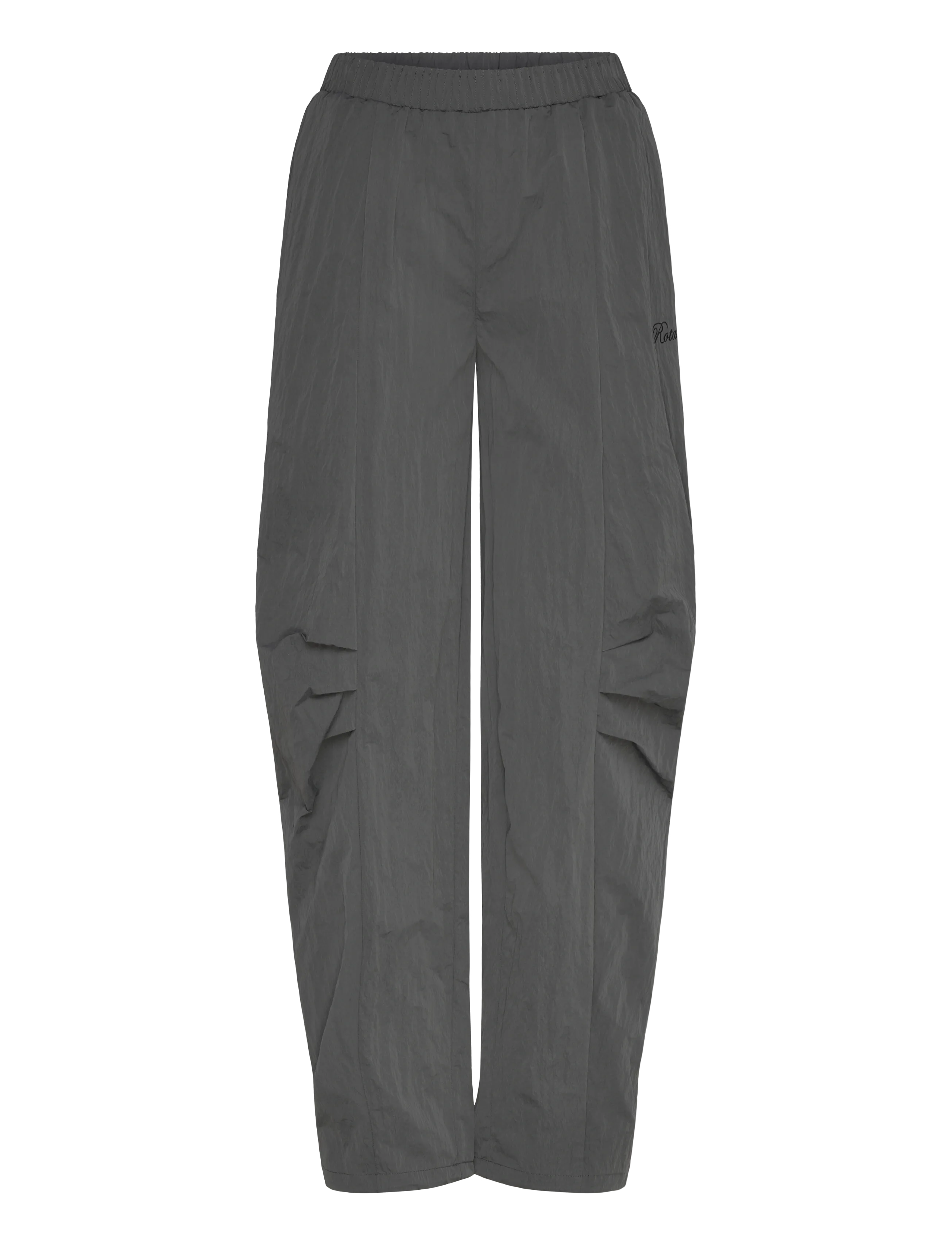 ROTATE CRISPY TRACK PANTS - Mugavalt oma kodus - GRAY PINSTRIPE / grey