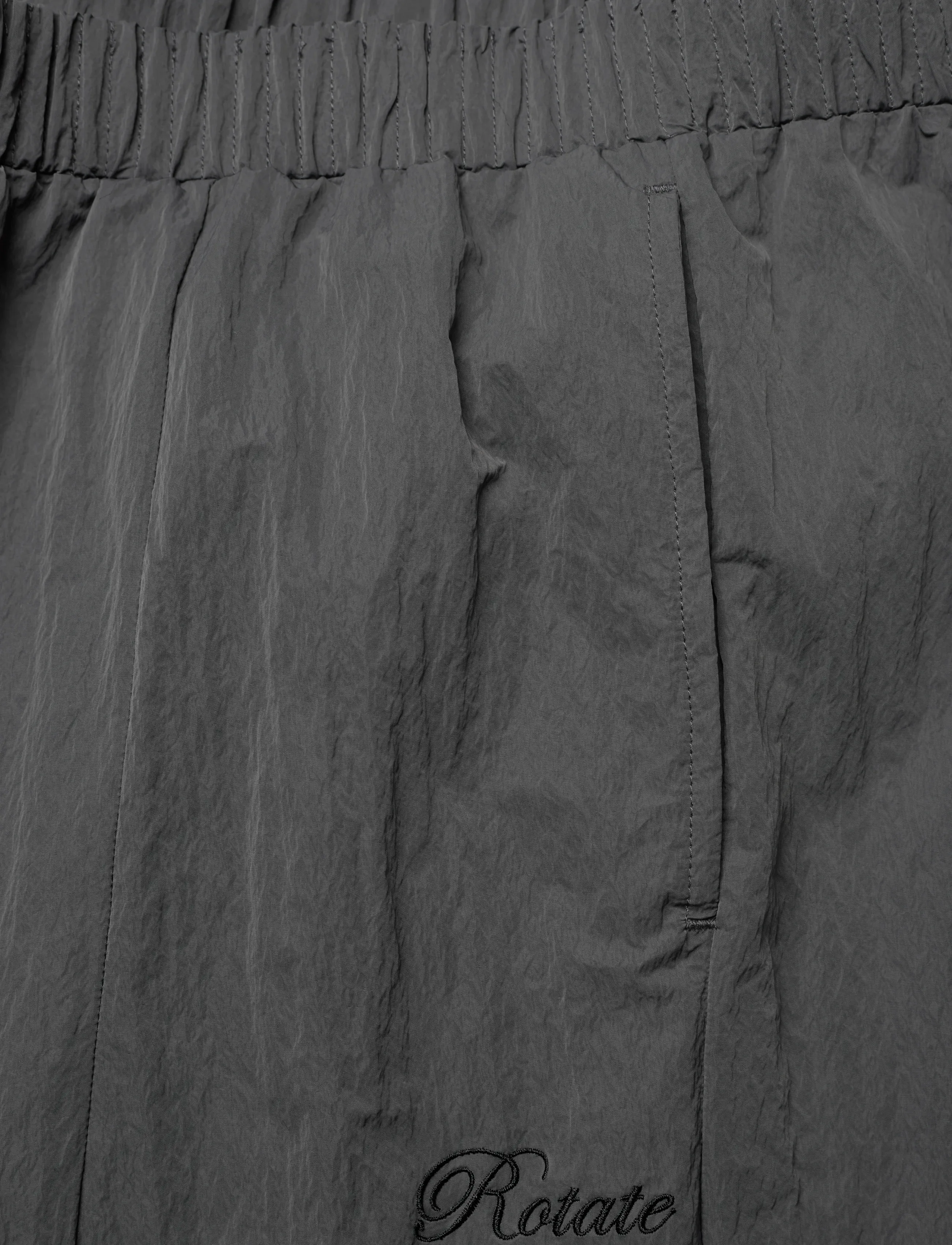 ROTATE - CRISPY TRACK PANTS - raka byxor - gray pinstripe - 3