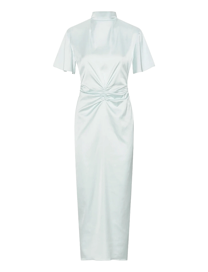 ROTATE - MIDI DRESS GATHERED CF - midi kjoler - ice flow - 1