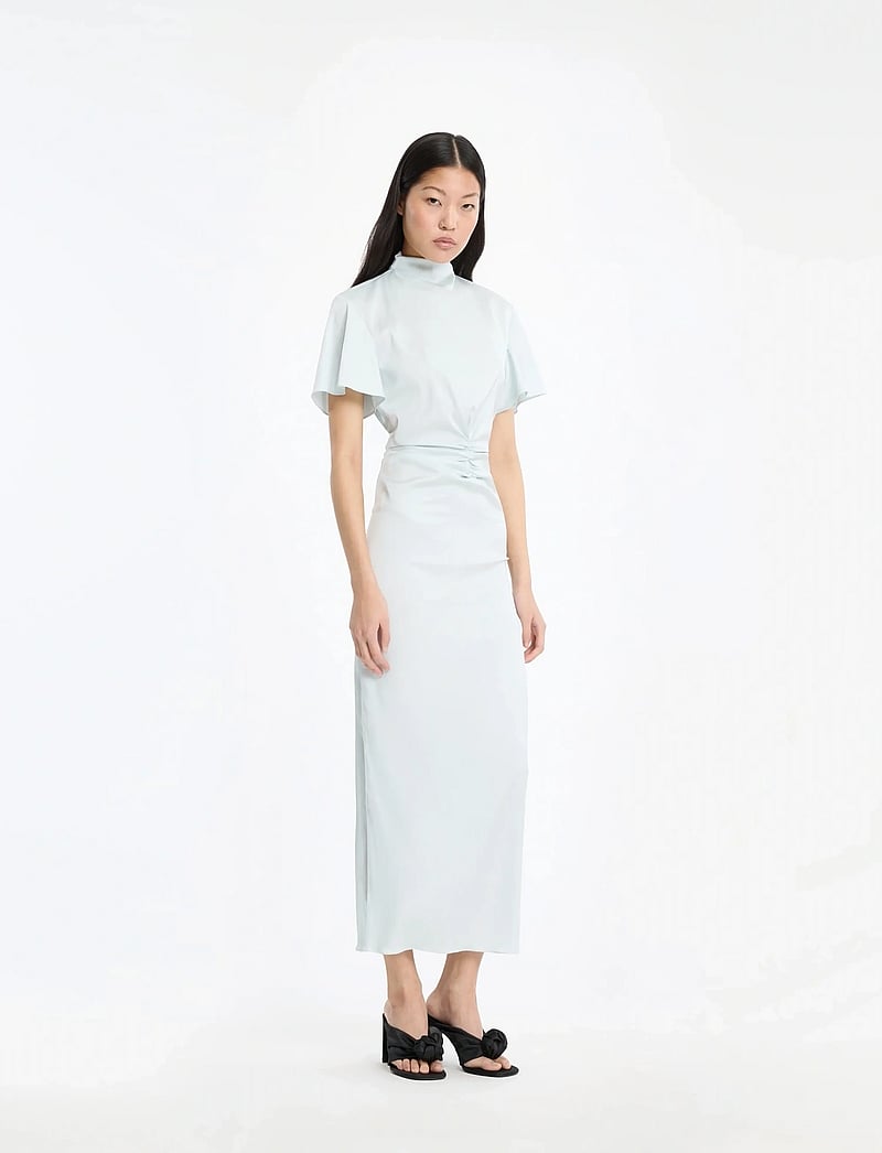 ROTATE - MIDI DRESS GATHERED CF - midi kjoler - ice flow - 3