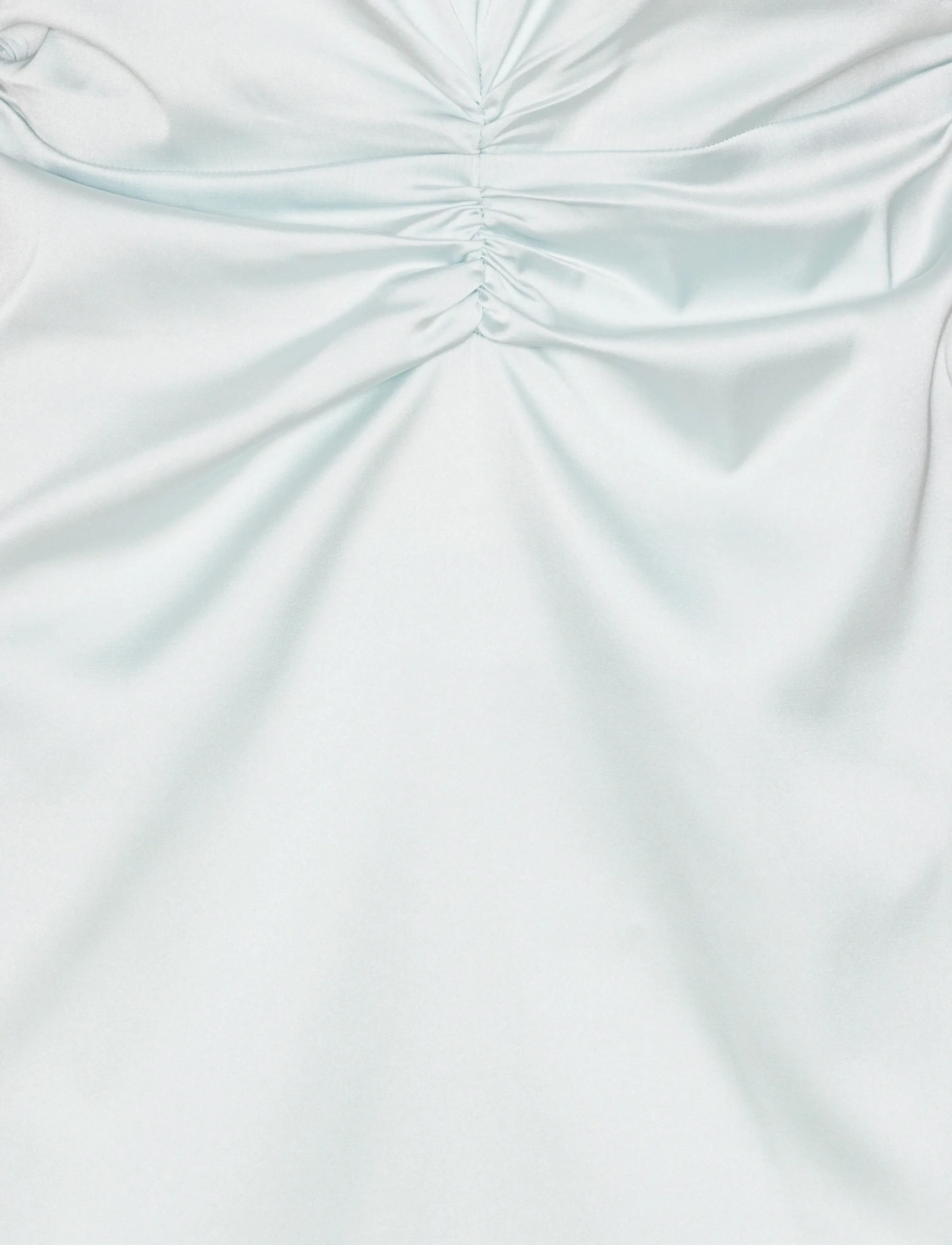 ROTATE - MIDI DRESS GATHERED CF - midikleider - ice flow - 4