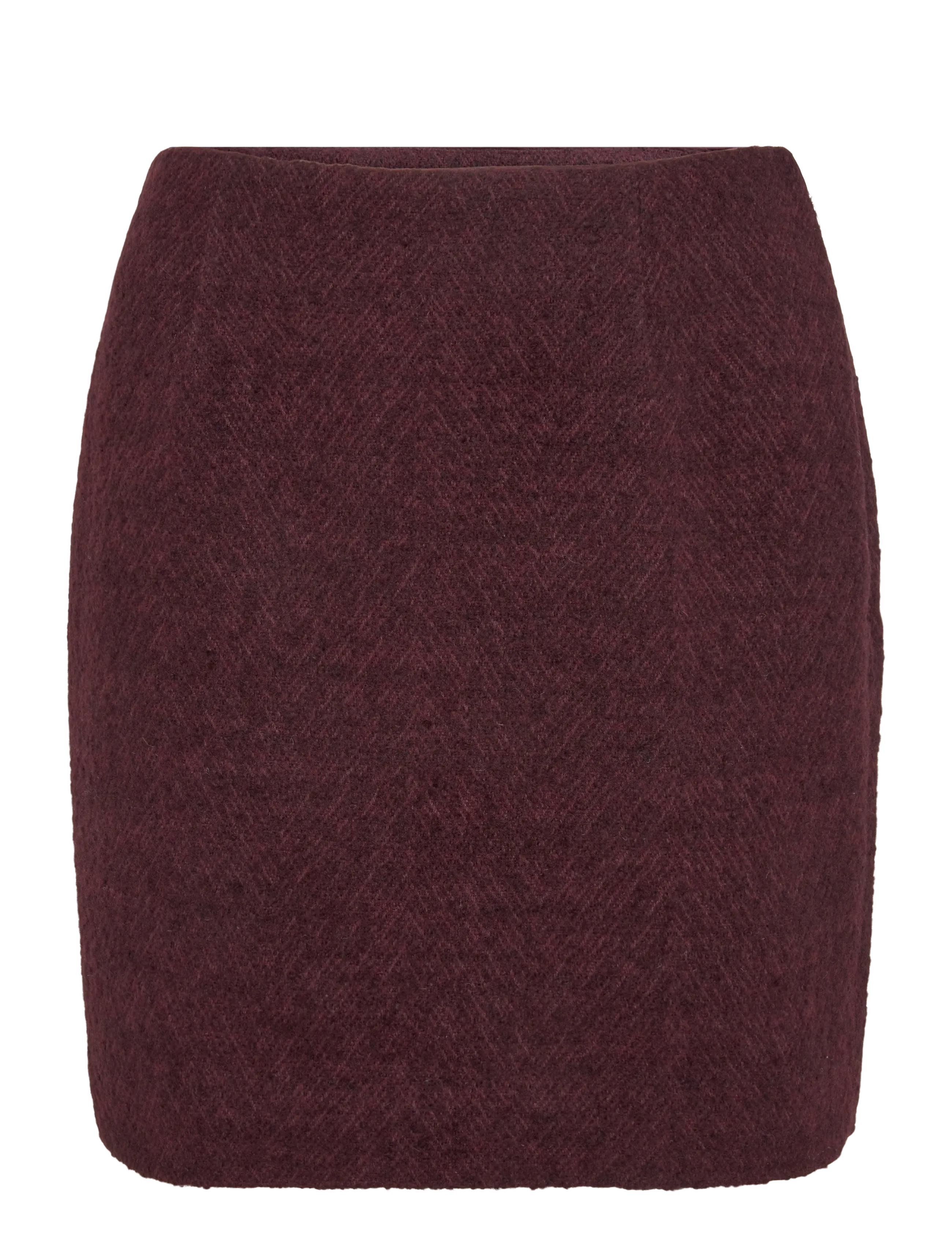ROTATE BOUCLE MINI SKIRT - Skirts - ZINFANDEL COMB. / burgundy