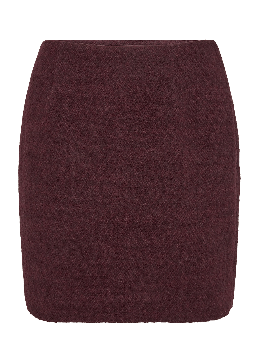 ROTATE - BOUCLE MINI SKIRT - korta kjolar - zinfandel comb. - 0