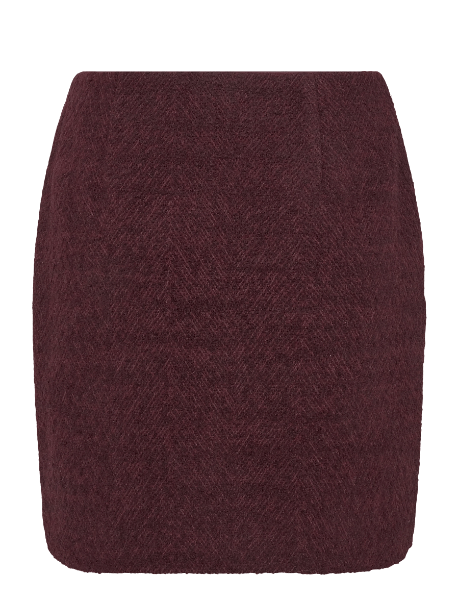 ROTATE - BOUCLE MINI SKIRT - korta kjolar - zinfandel comb. - 1