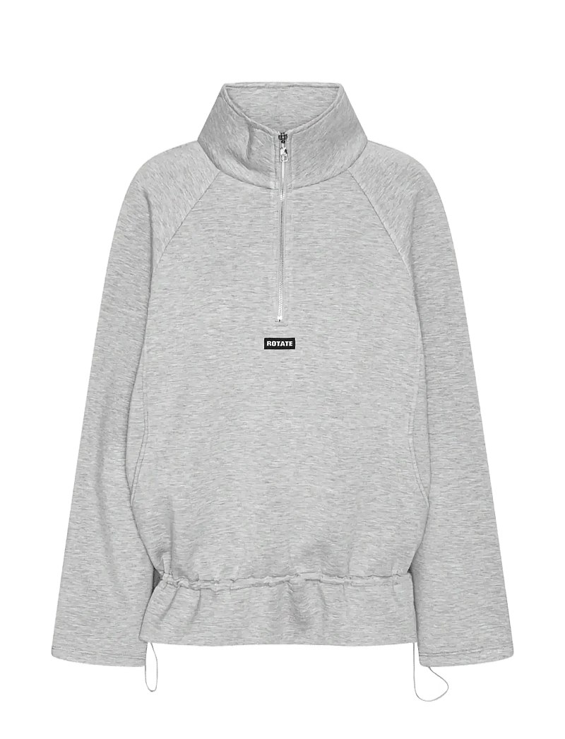 ROTATE - SCUBA HALF ZIP JACKET - forårsjakker - light grey melange - 1