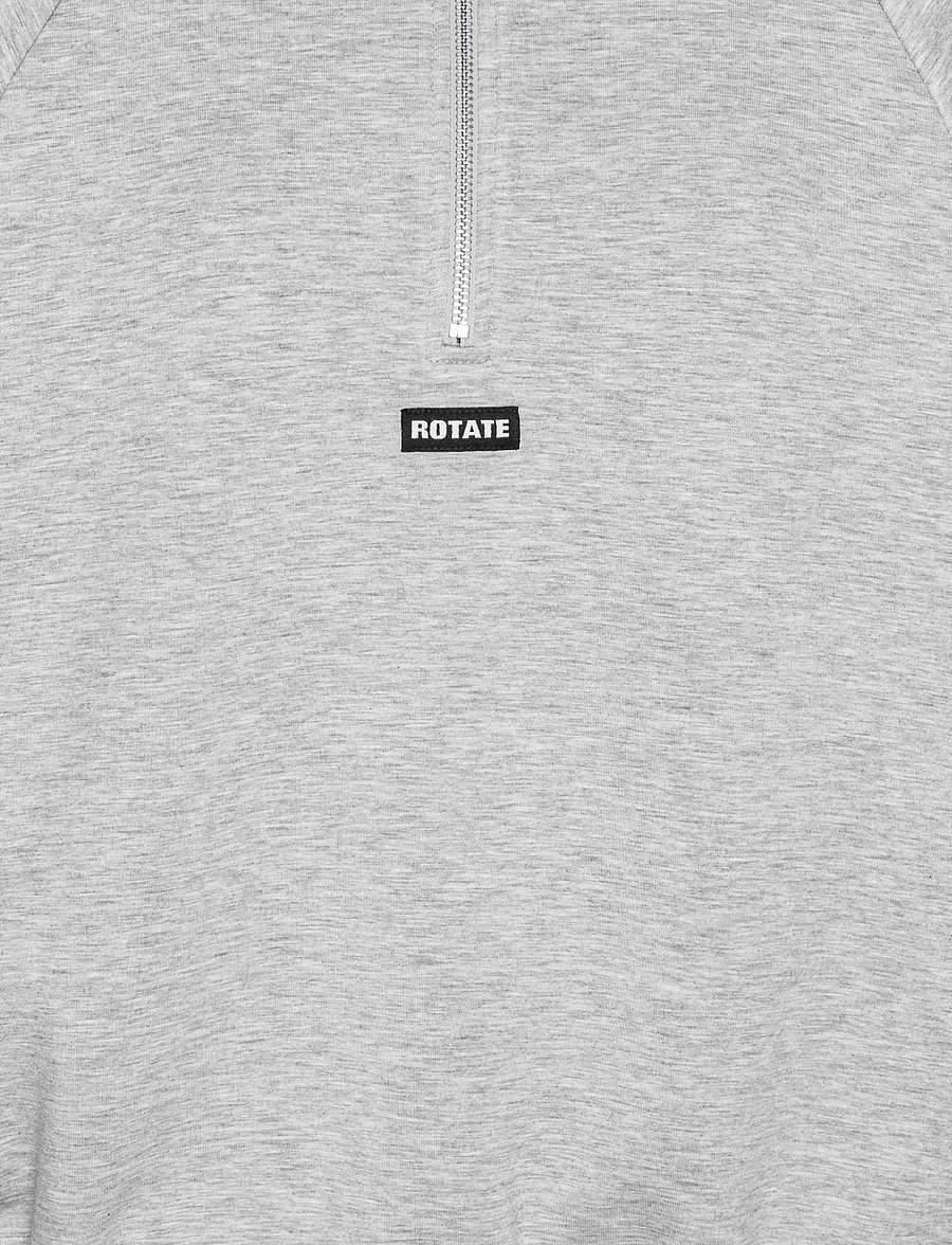 ROTATE - SCUBA HALF ZIP JACKET - pavasara jakas - light grey melange - 4