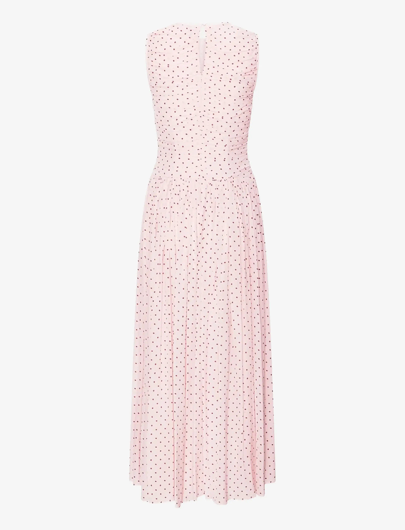 ROTATE - NS RUCHED DRESS - sommerkjoler - barely pink comb. - 1