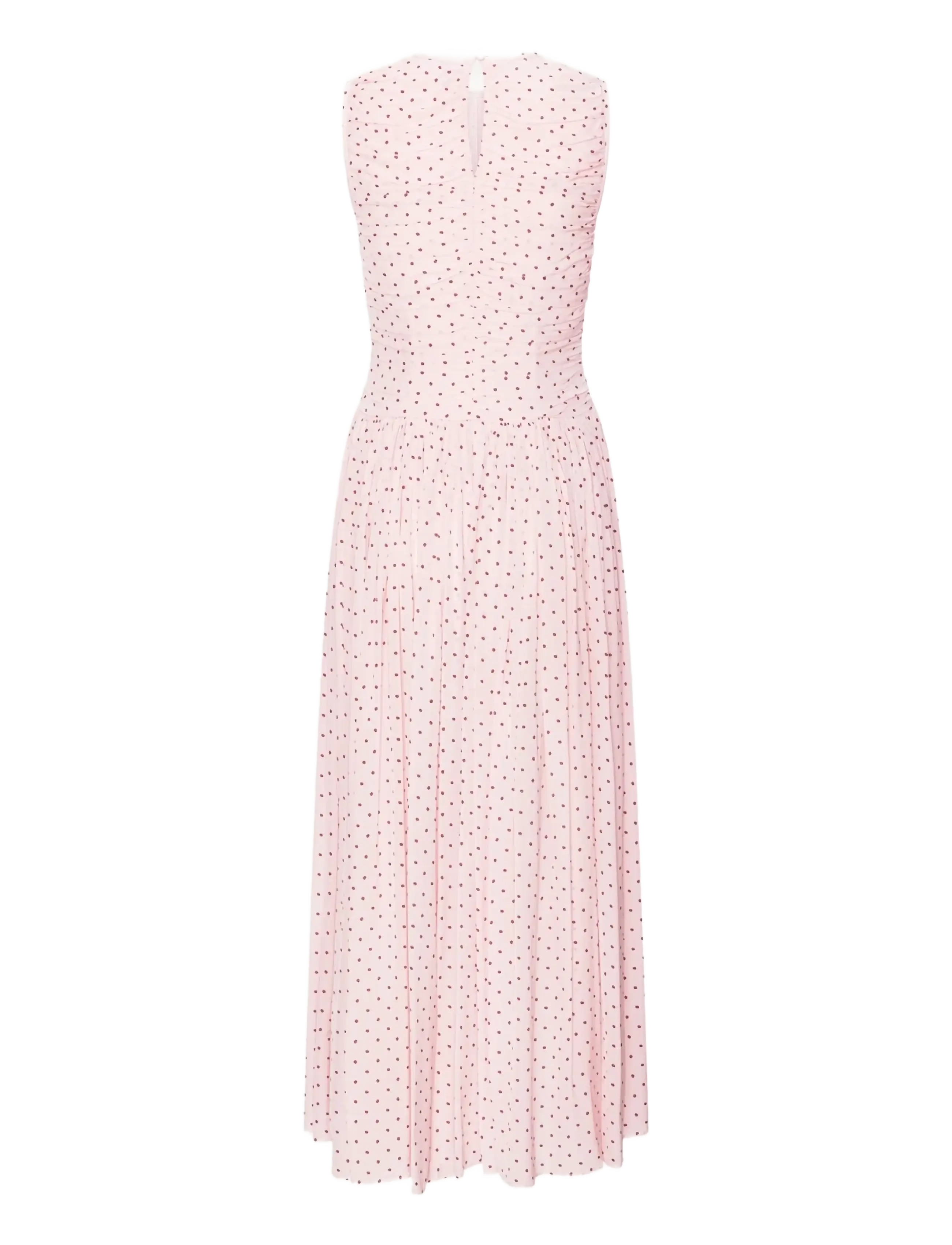 ROTATE - NS RUCHED DRESS - vasaras kleitas - barely pink comb. - 1