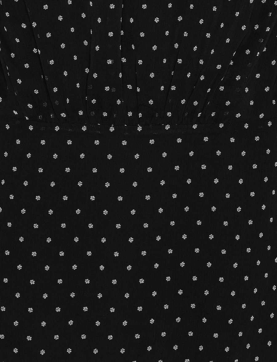 ROTATE - MINIDRESS LS LACE DETAIL - lace dresses - 1000 black comb. - 4