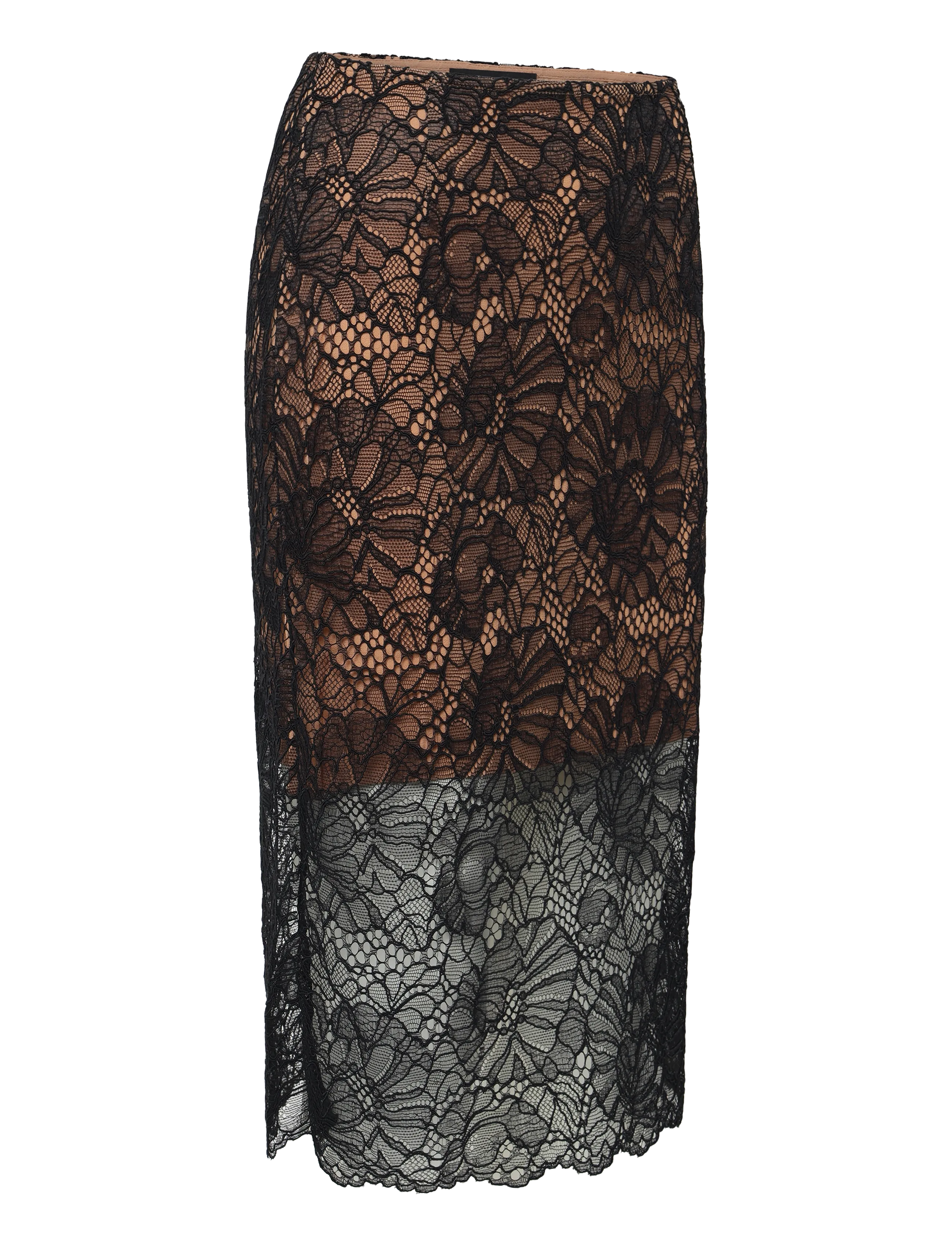 ROTATE - LACE MIDI PENCIL SKIRT - black - 4